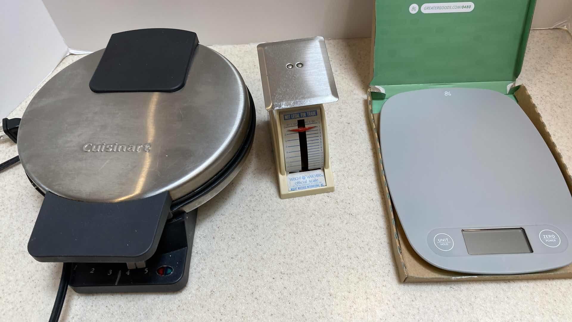 Photo 2 of CUISINART WAFFLE MAKER AND KITCHEN SCALES