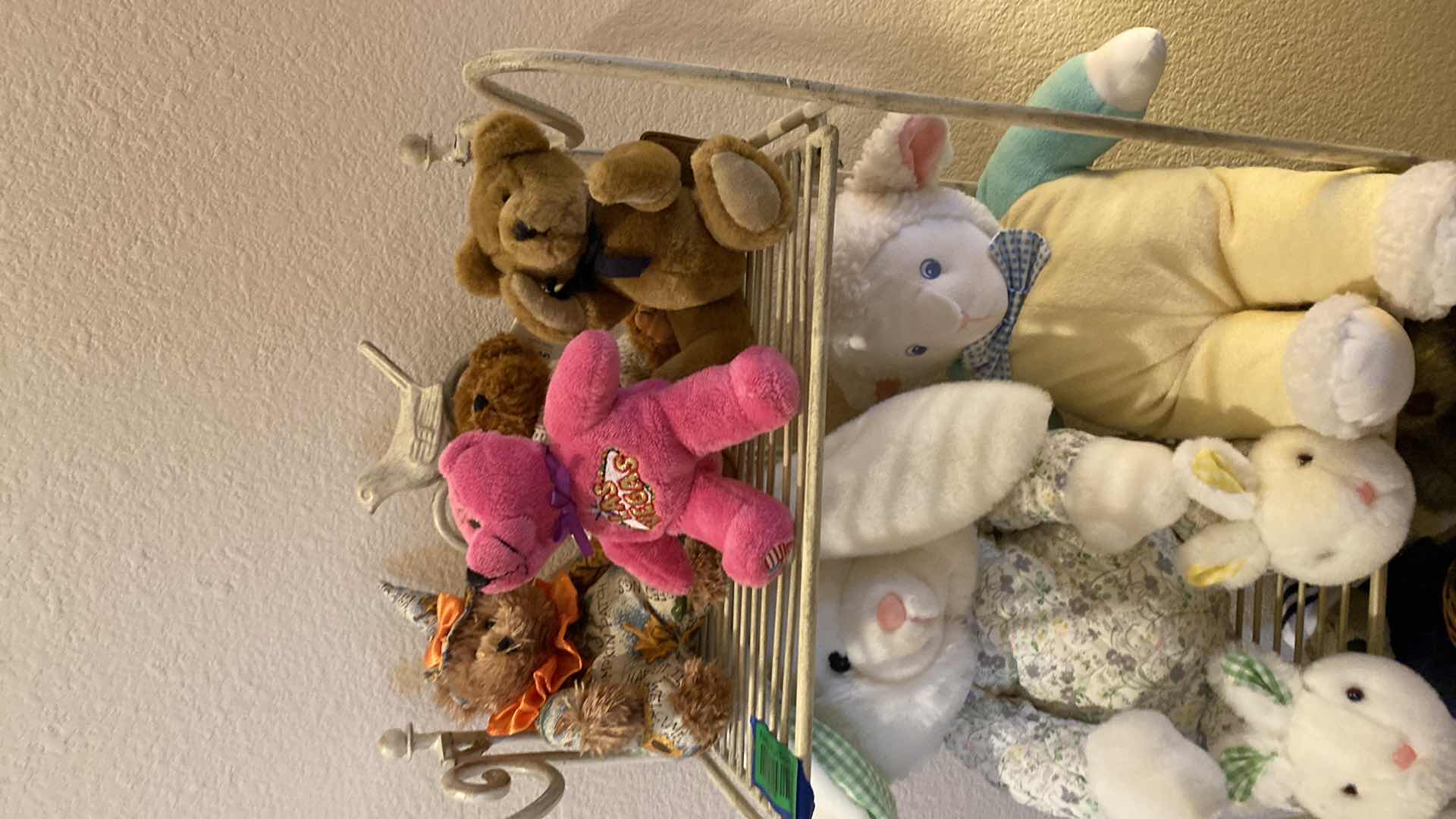 Photo 2 of Four shelf rack with stuffed animals 15“ x 9“ H 52”