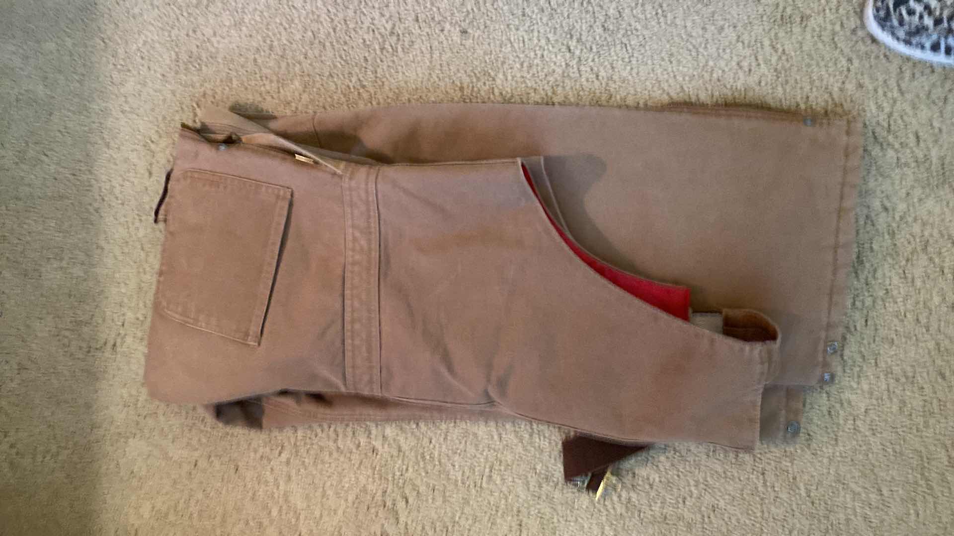 Photo 3 of Carhart men’s overalls, no size