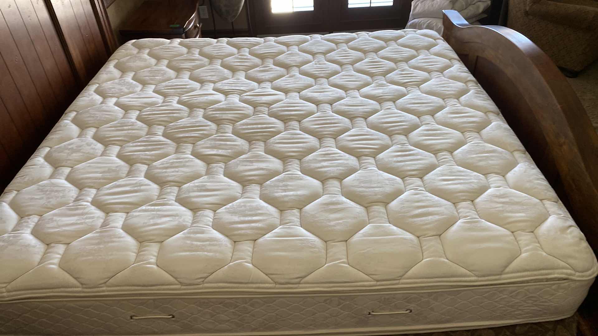Photo 2 of KING PILLOW-TOP FLIPPABLE MATTRESS AND BOX SPRING 76” x 80”