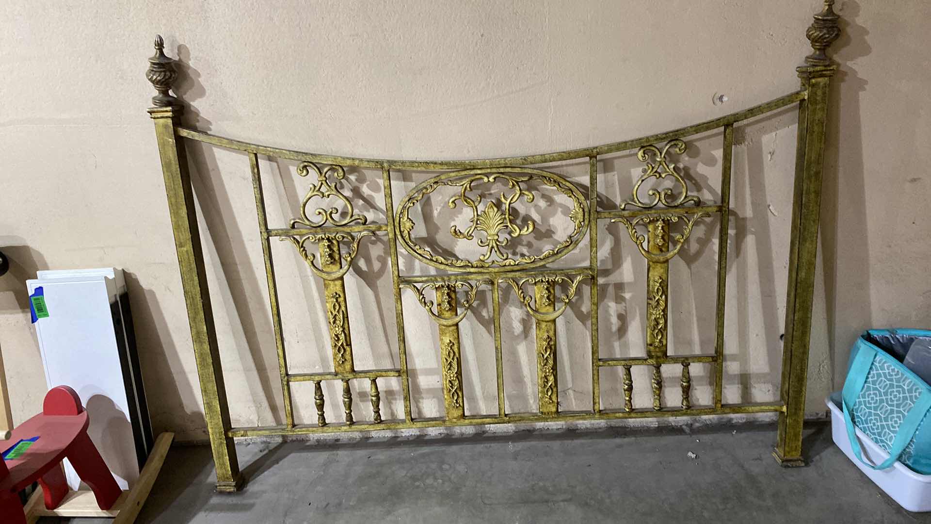 Photo 4 of ANTIQUED IRON HEADBOARD 60” x 46”