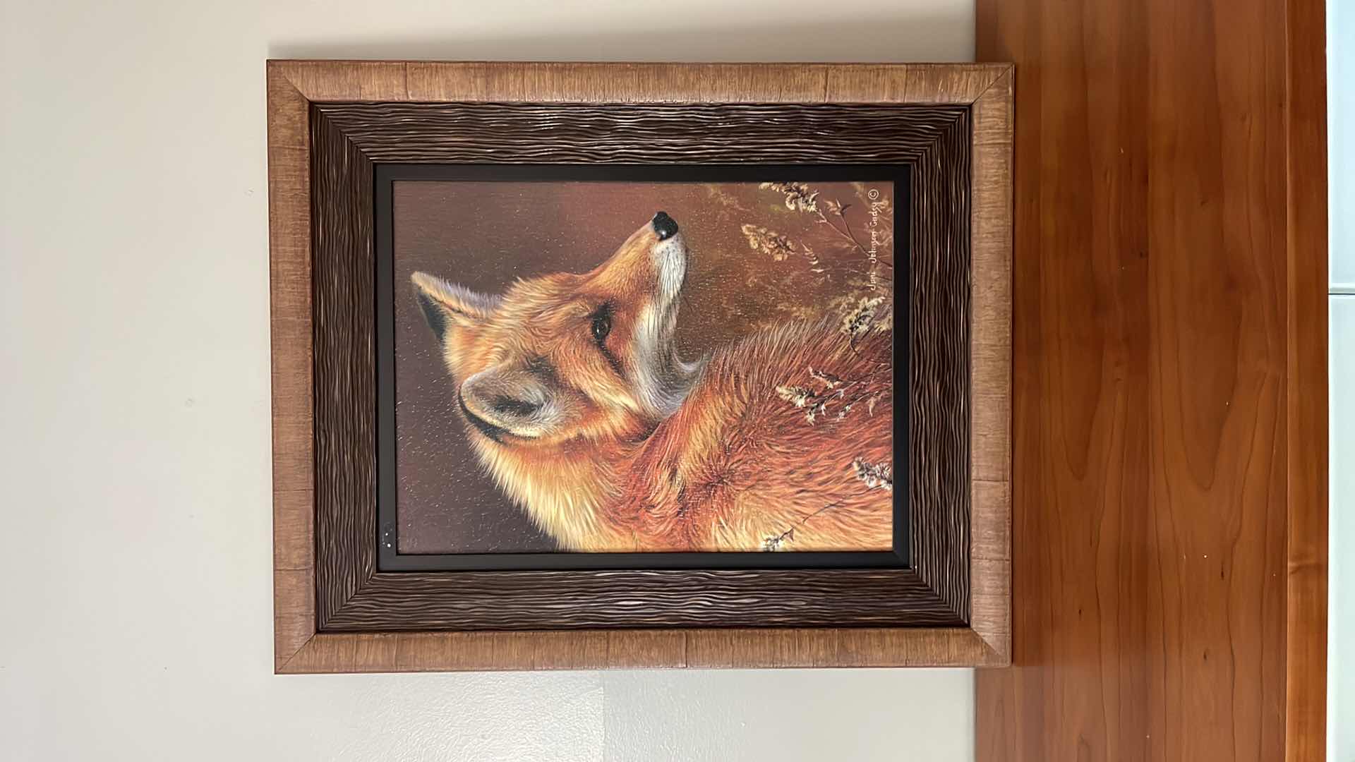 Photo 6 of FRAMED JONI JOHNSON GODSY FOX PRINT  28”x 34”H