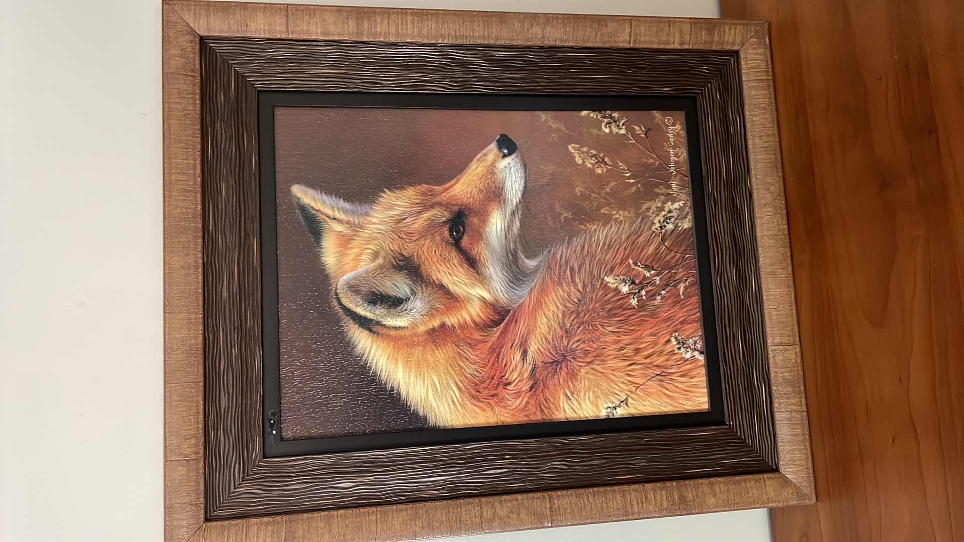 Photo 3 of FRAMED JONI JOHNSON GODSY FOX PRINT  28”x 34”H