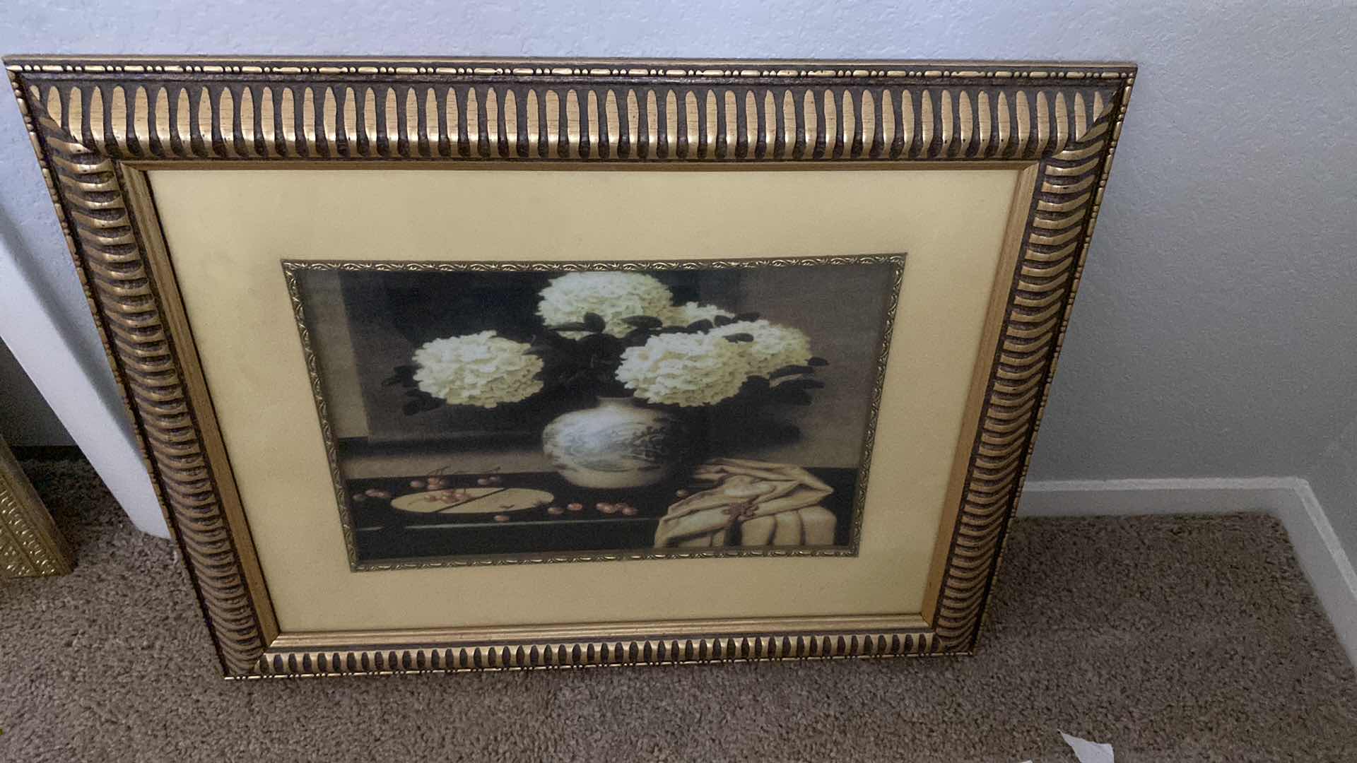 Photo 3 of 2 - FRAMED FLORAL ARTWORKS LARGEST 24” X 32”