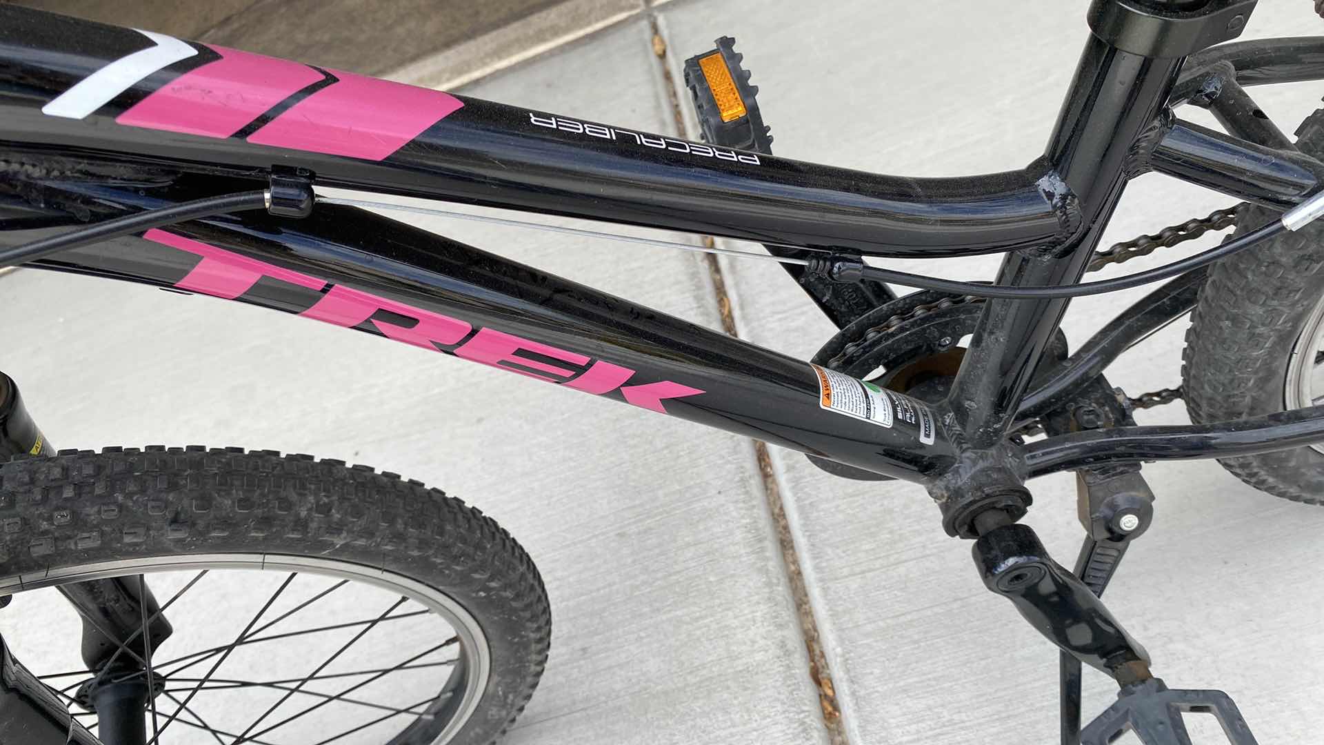 Photo 2 of TREK GIRLS PINK AND BLACK 6 SPEED PRECALIBER BICYCLE