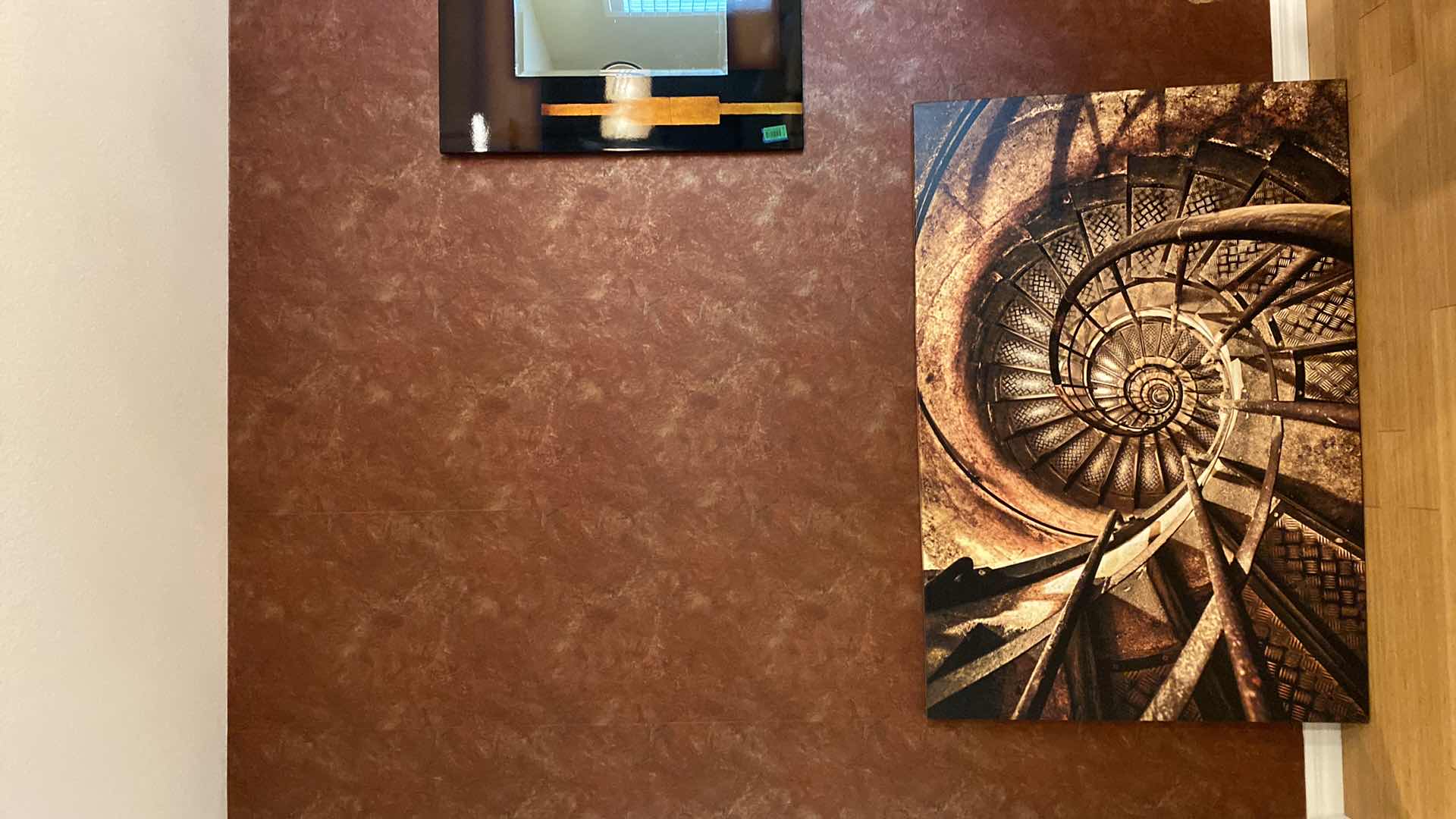 Photo 4 of WRAPPED CANVAS SPIRAL STAIRCASE ART WORK 40” x 60”