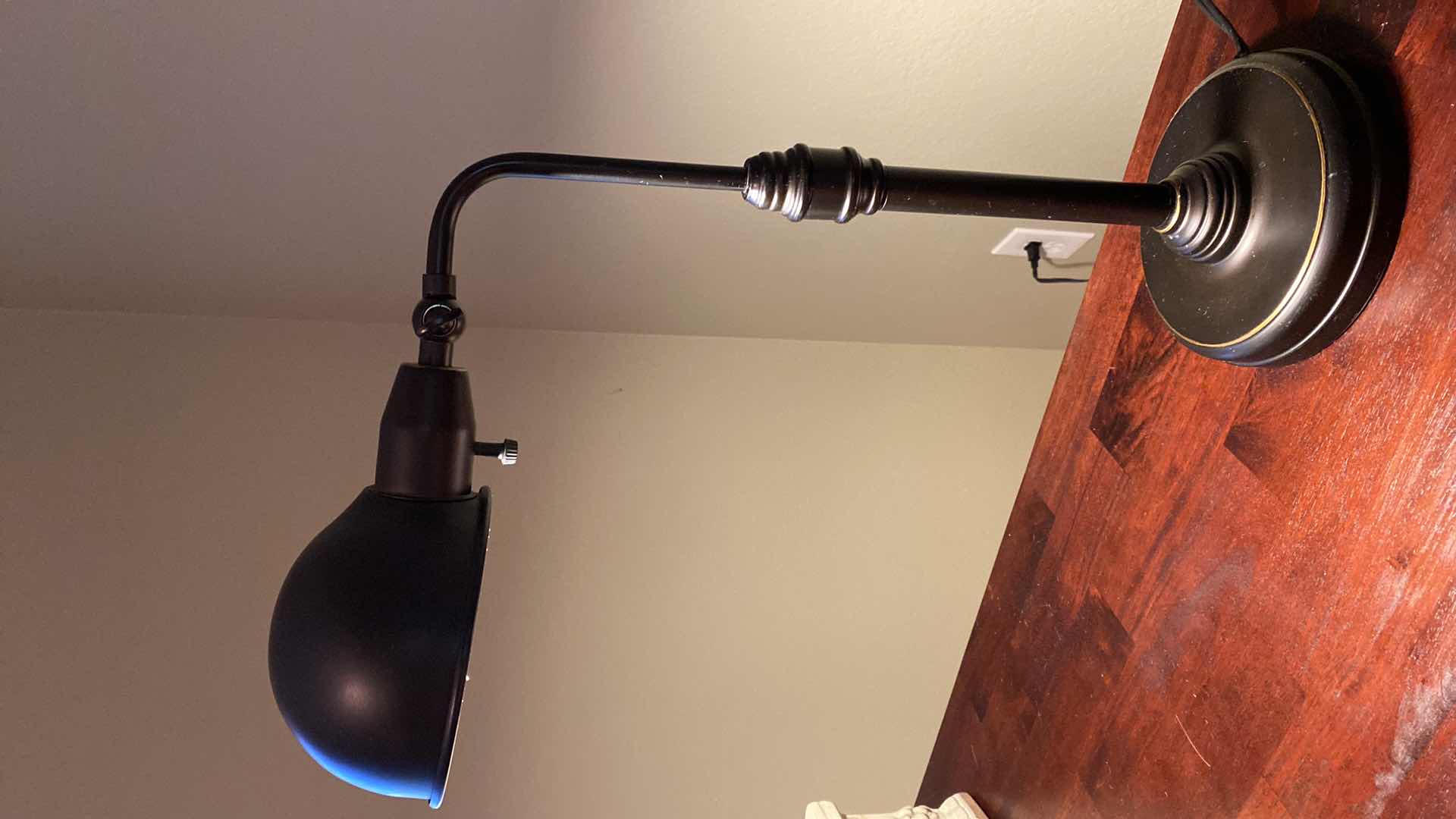 Photo 1 of BRONZE COLOR ADJUSTABLE DESK LAMP H 20”