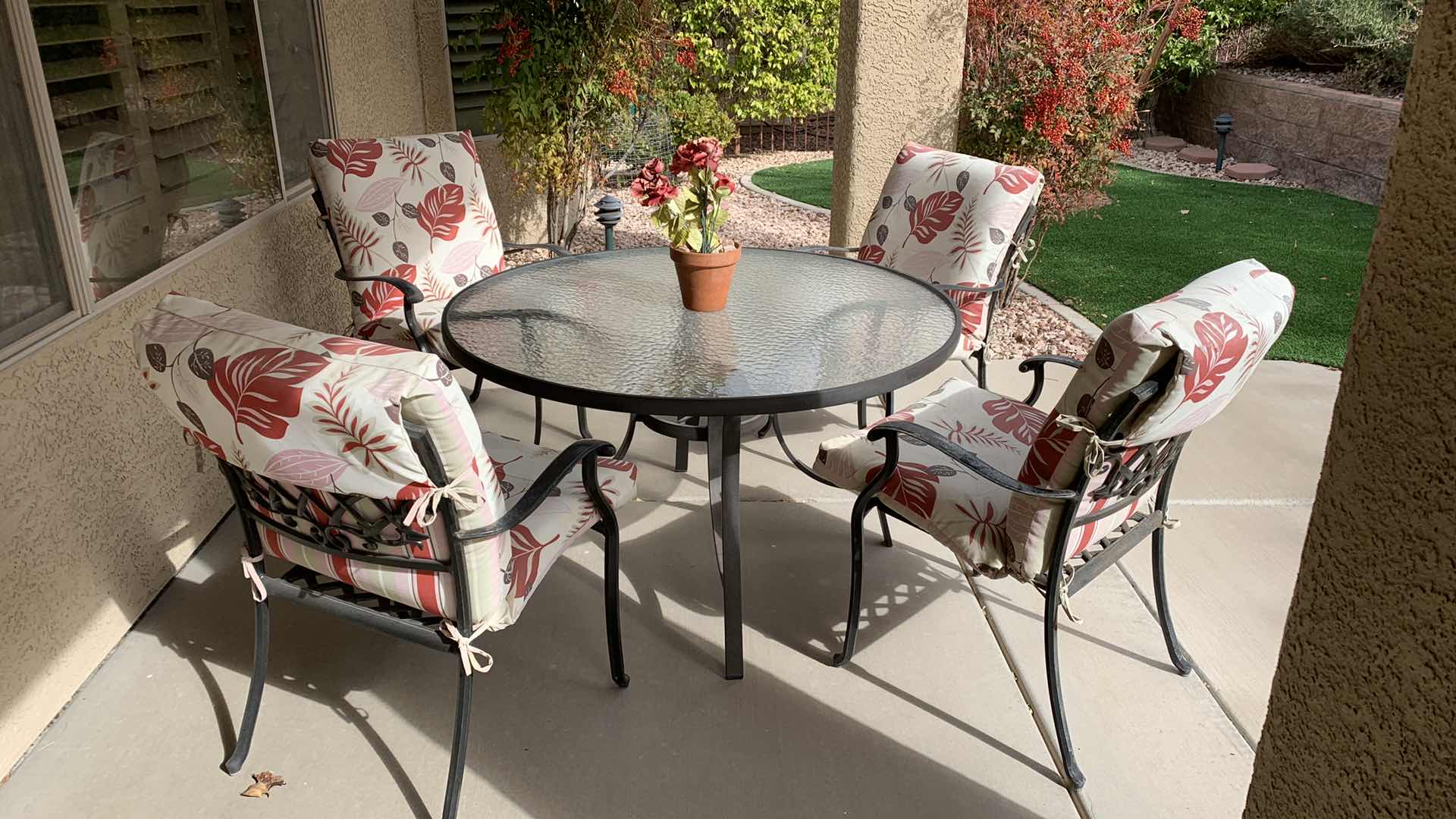 Photo 1 of BACKYARD PATIO SET WITH FOUR CHAIRS