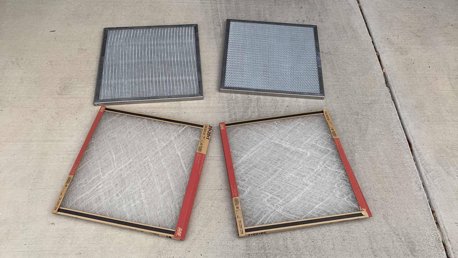Photo 1 of AIR FILTERS 20” X 20” X 1”