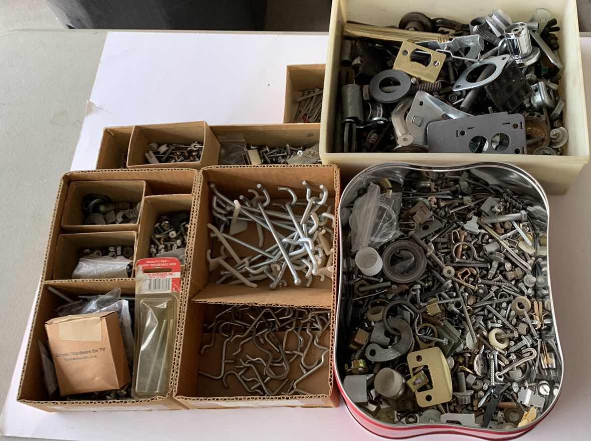 Photo 1 of GARAGE ITEMS: NAILS AND SCREWS