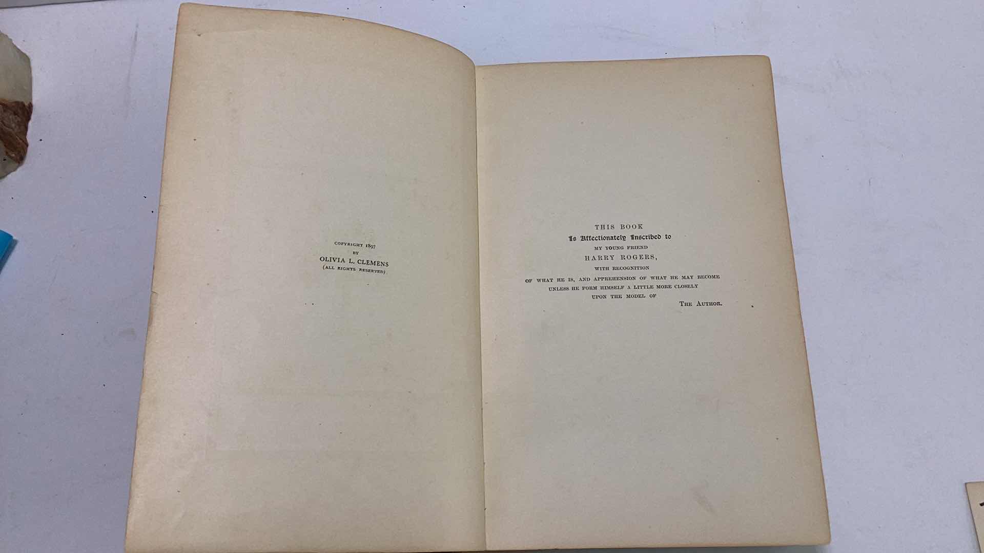 Photo 6 of MARK TWAIN 1897 FIRST EDITION ILLUSTRATED “FOLLOWING THE EQUATOR” 
VERY GOOD CONDITION