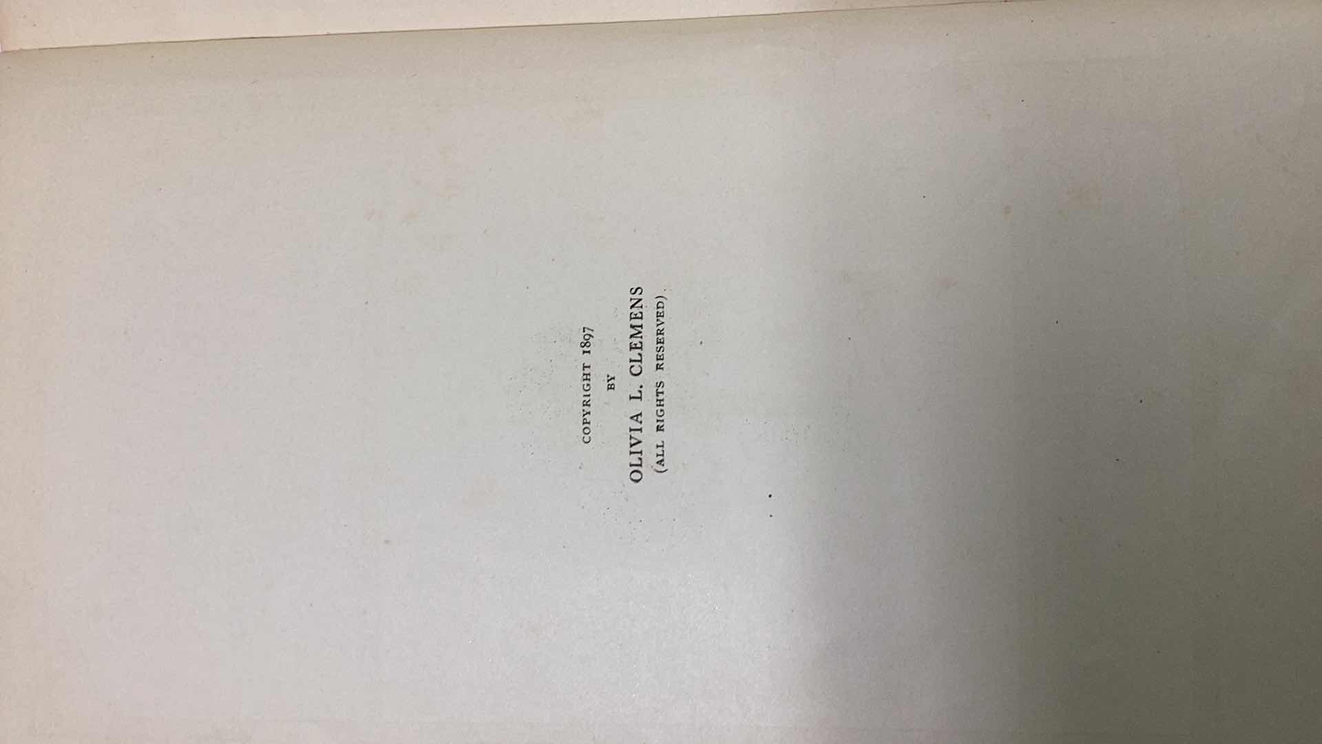 Photo 8 of MARK TWAIN 1897 FIRST EDITION ILLUSTRATED “FOLLOWING THE EQUATOR” 
VERY GOOD CONDITION