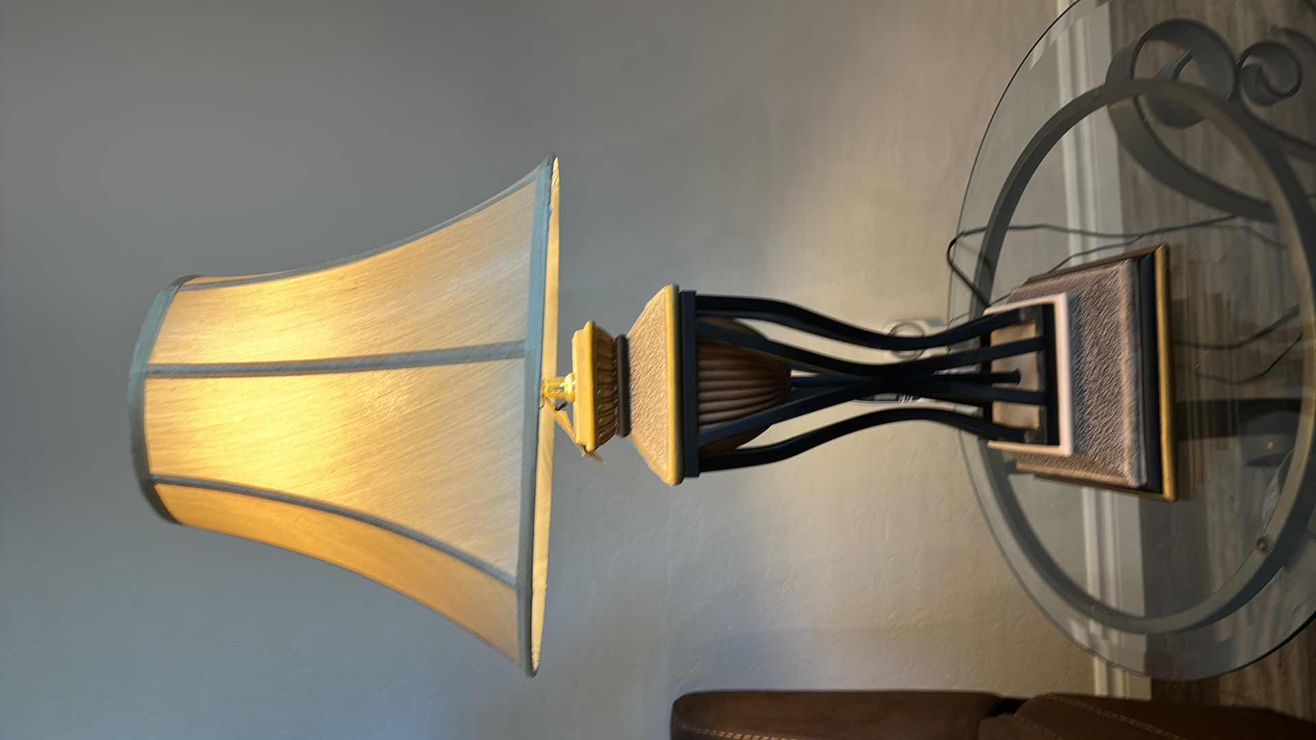 Photo 1 of NEW ASHLEY FURNITURE BLACK & GOLD METAL SET OF 2 LAMPS