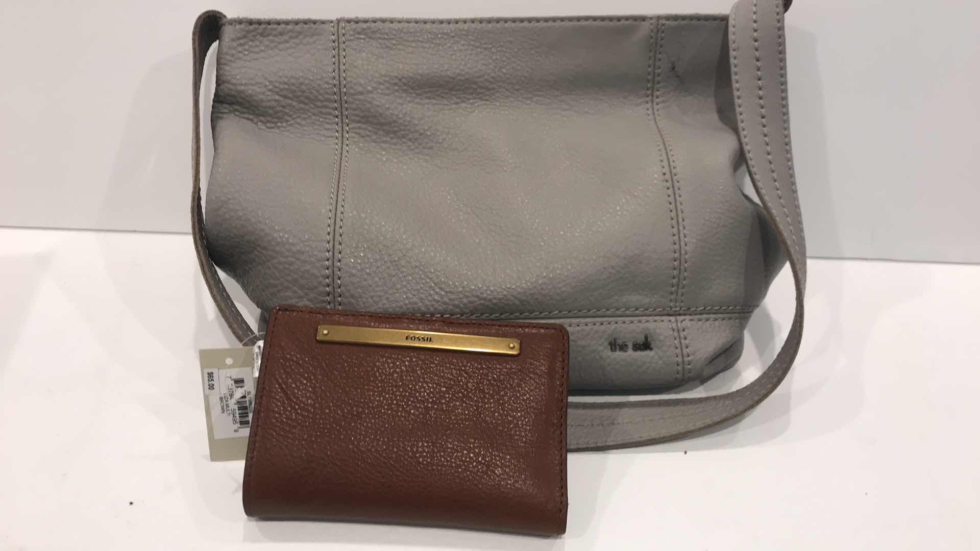Photo 6 of FOSSIL WALLET NWT & THE SAK LEATHER PURSE