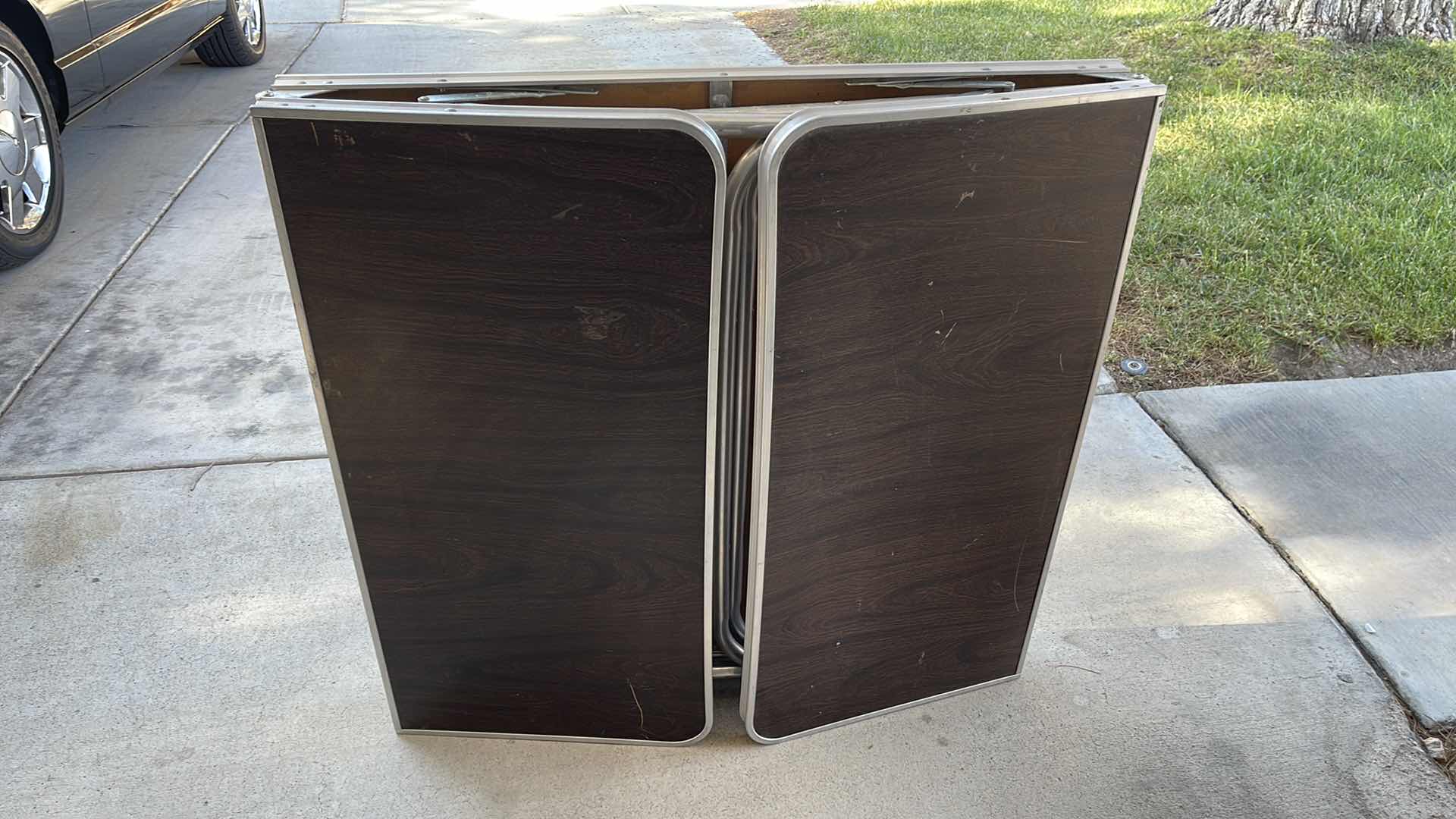 Photo 1 of VINTAGE PORTABLE FOLDING TABLE