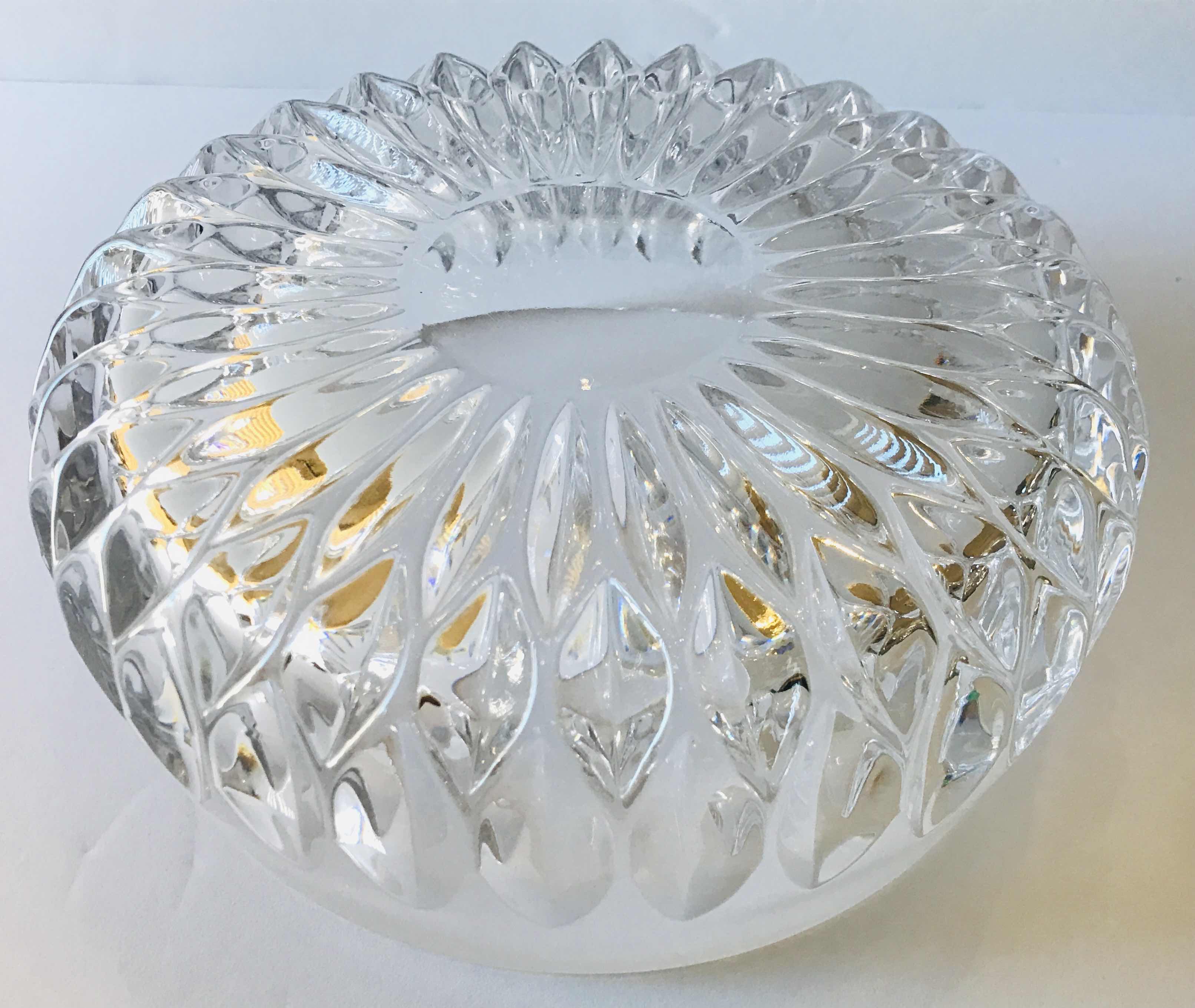 Photo 3 of ANTIQUE 1960’S GORHAM ALTHEA LEAD CRYSTAL BOWL