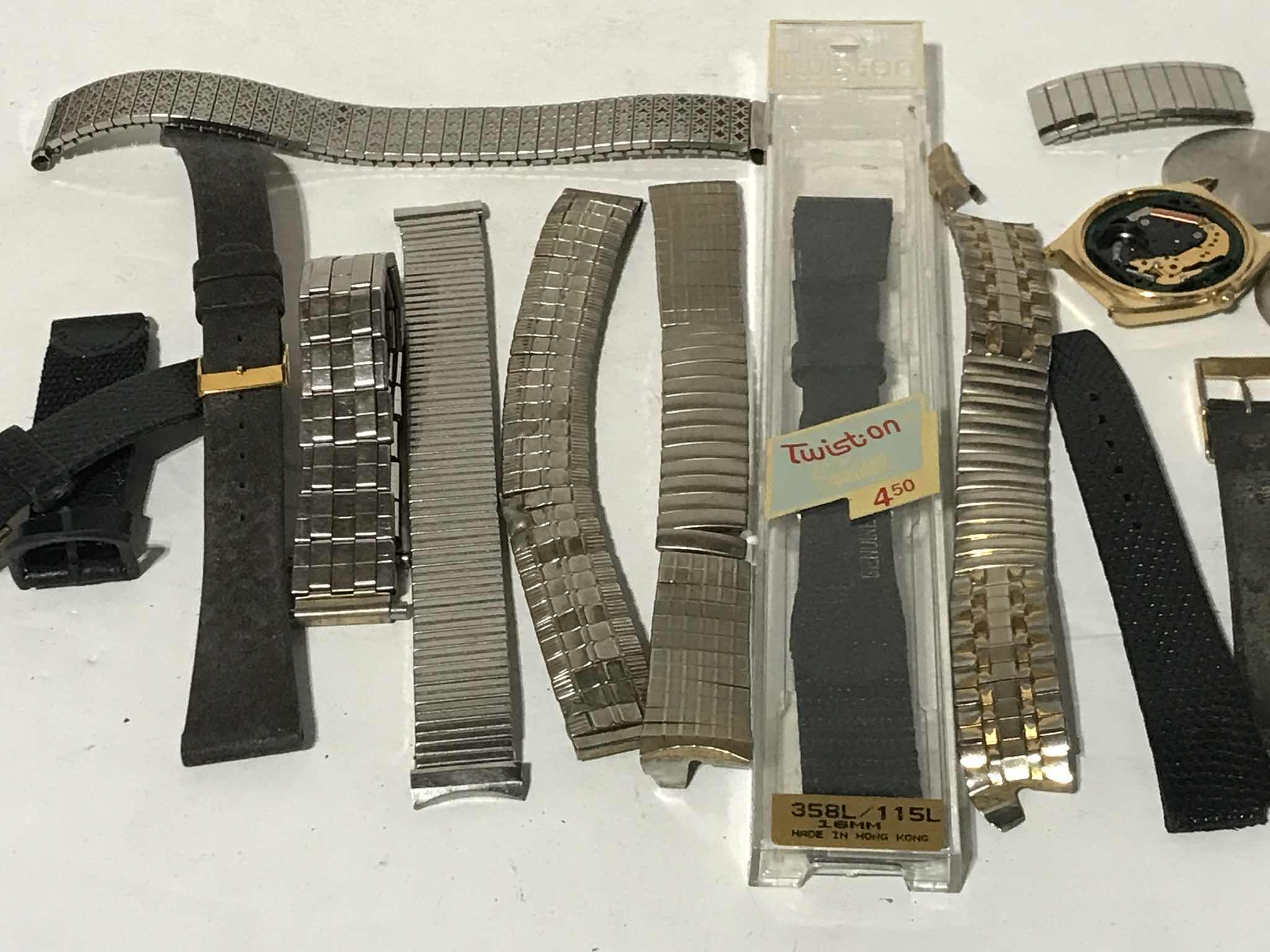 Photo 1 of COLLECTION OF WRIST WATCH BANDS VARIOUS STYLES