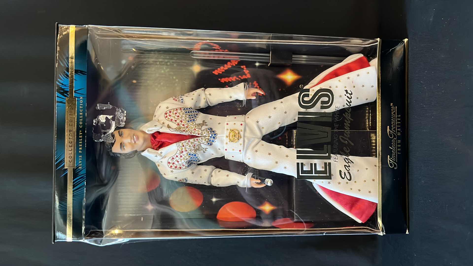 Photo 1 of MATTEL COLLECTOR EDITION TIMELESS TREASURES ELVIS DOLL 2000 (28570)