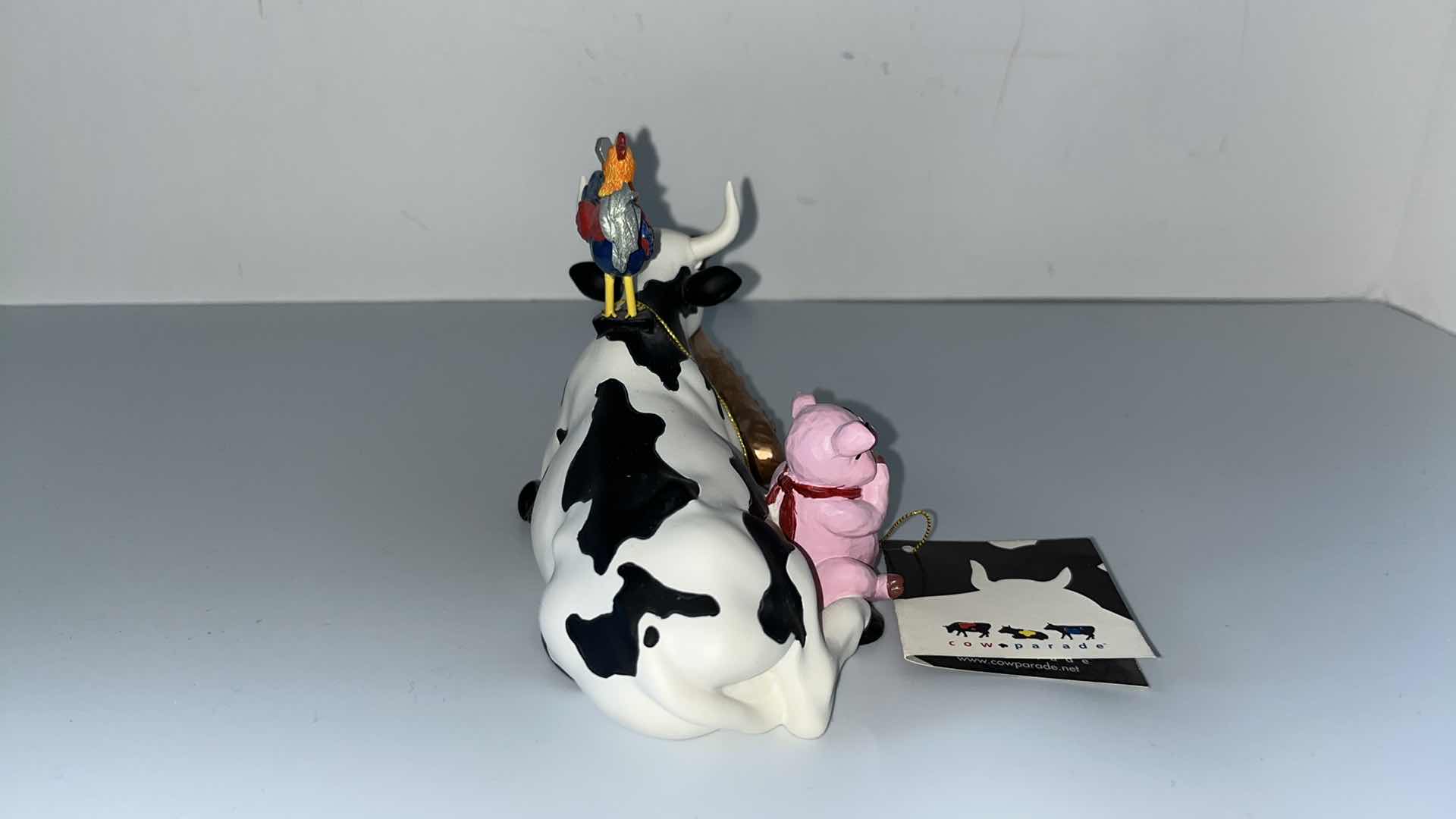 Photo 3 of WESTLAND GIFTWARE COW PARADE MIXED PLATE BLUES FIGURINE 2001 (9141)