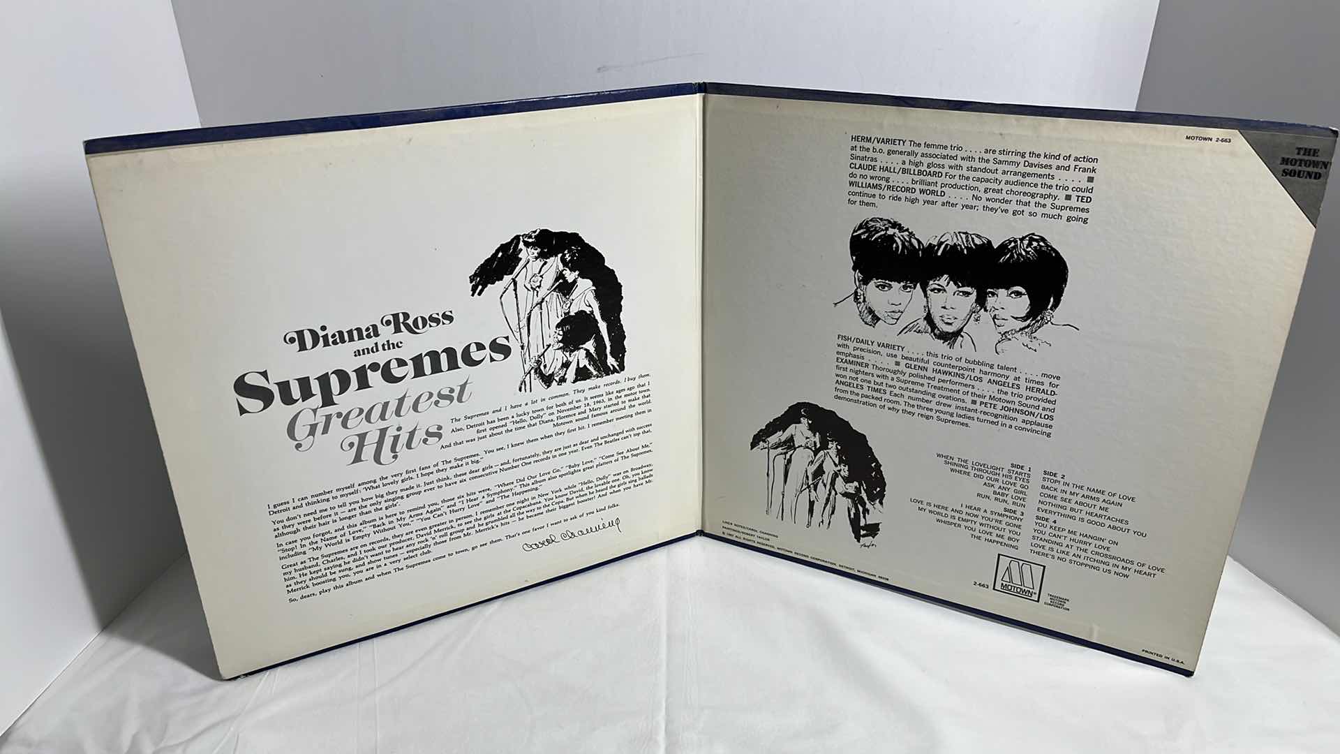 Photo 3 of DIANA ROSS AND THE SUPREMES GREATEST HITS & THE NEVER ENDING IMPRESSIONS VINYL ALBUMS