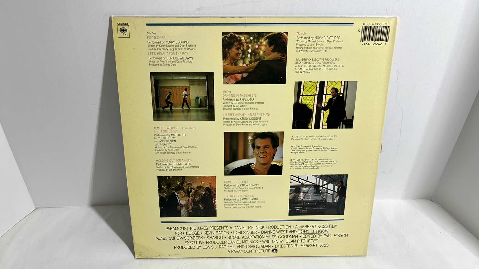 Photo 2 of FOOTLOOSE ORIGINAL SOUNDTRACK VINYL ALBUM