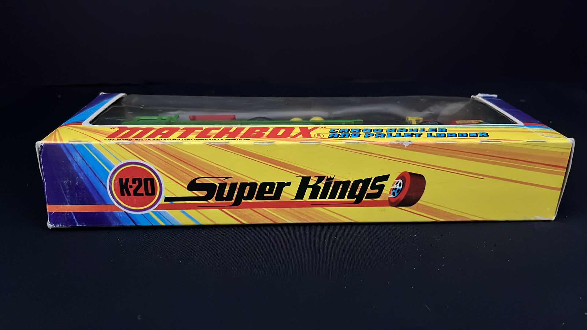 Photo 6 of VINTAGE MATCHBOX SUPER KINGS K-20 CARGO HAULER AND PALLET LOADER 1972