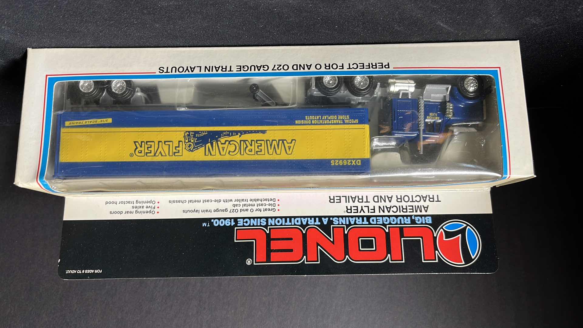 Photo 1 of LIONEL TRAINS INC, AMERICAN FLYER TRACTOR AND TRAILER 1994 STOCK NO 6-12810