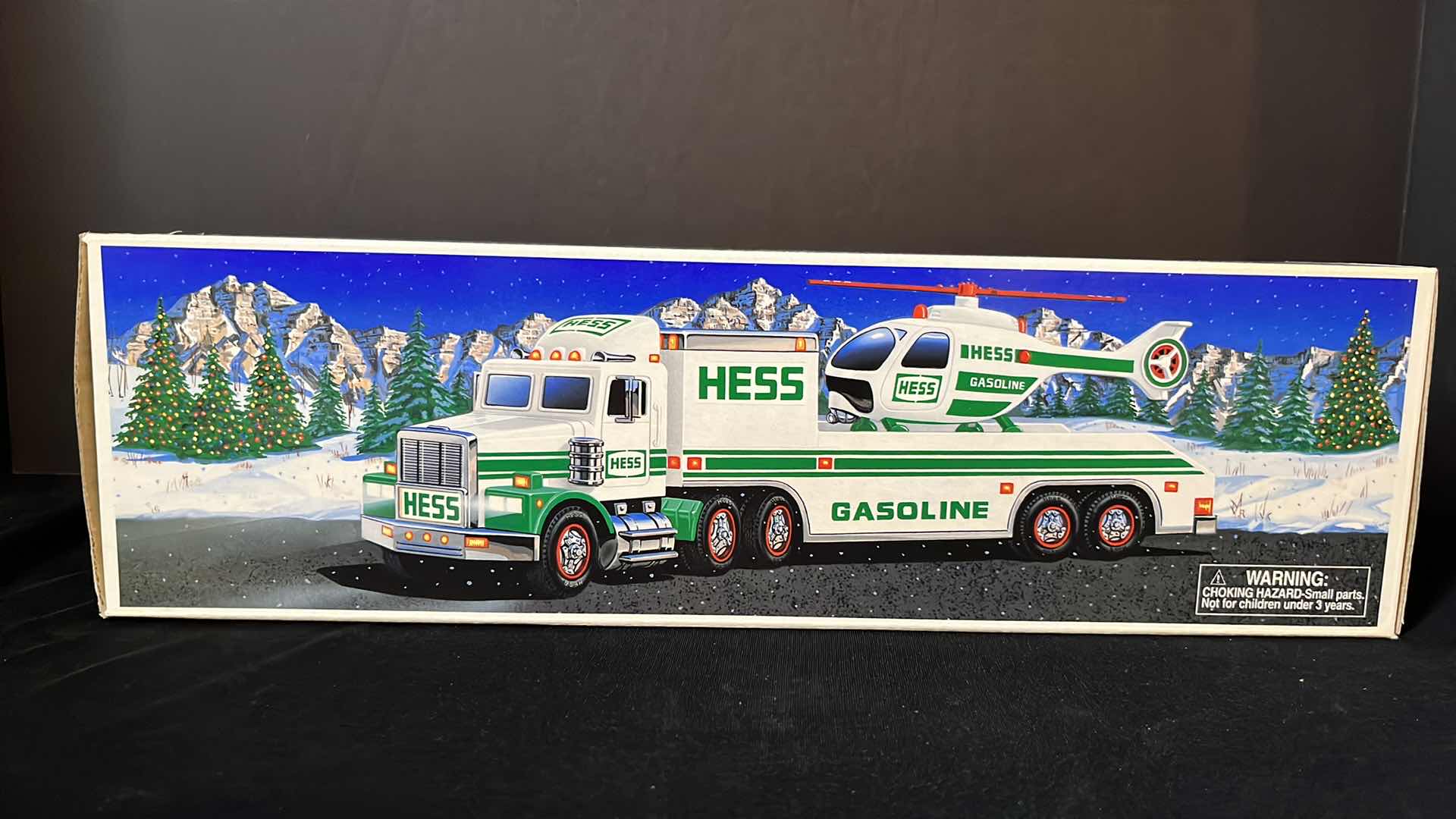 Photo 1 of HESS TOY TRUCK AND HELICOPTER 1995