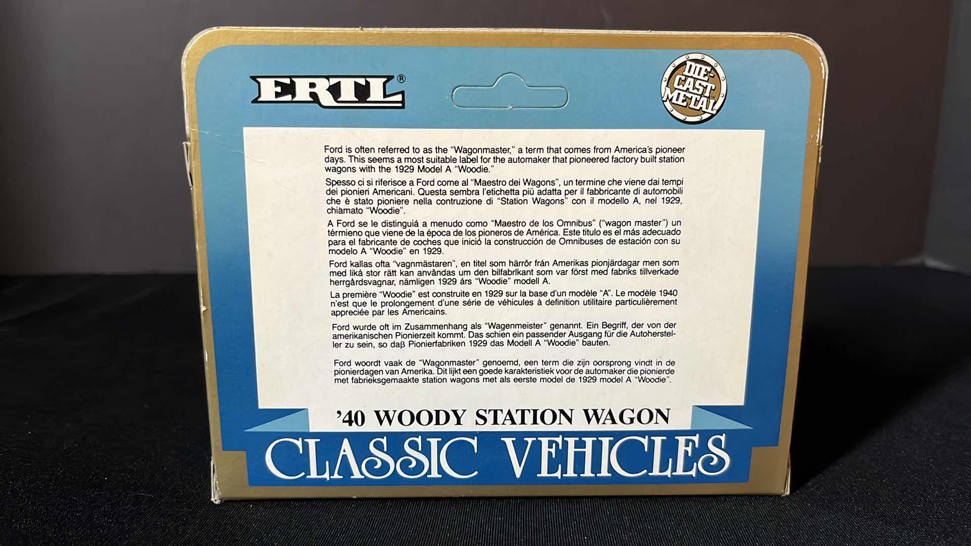 Photo 5 of VINTAGE ERTL DIE-CAST METAL CLASSIC VEHICLES 40’ WOODY STATION WAGON 1990 (#2517)