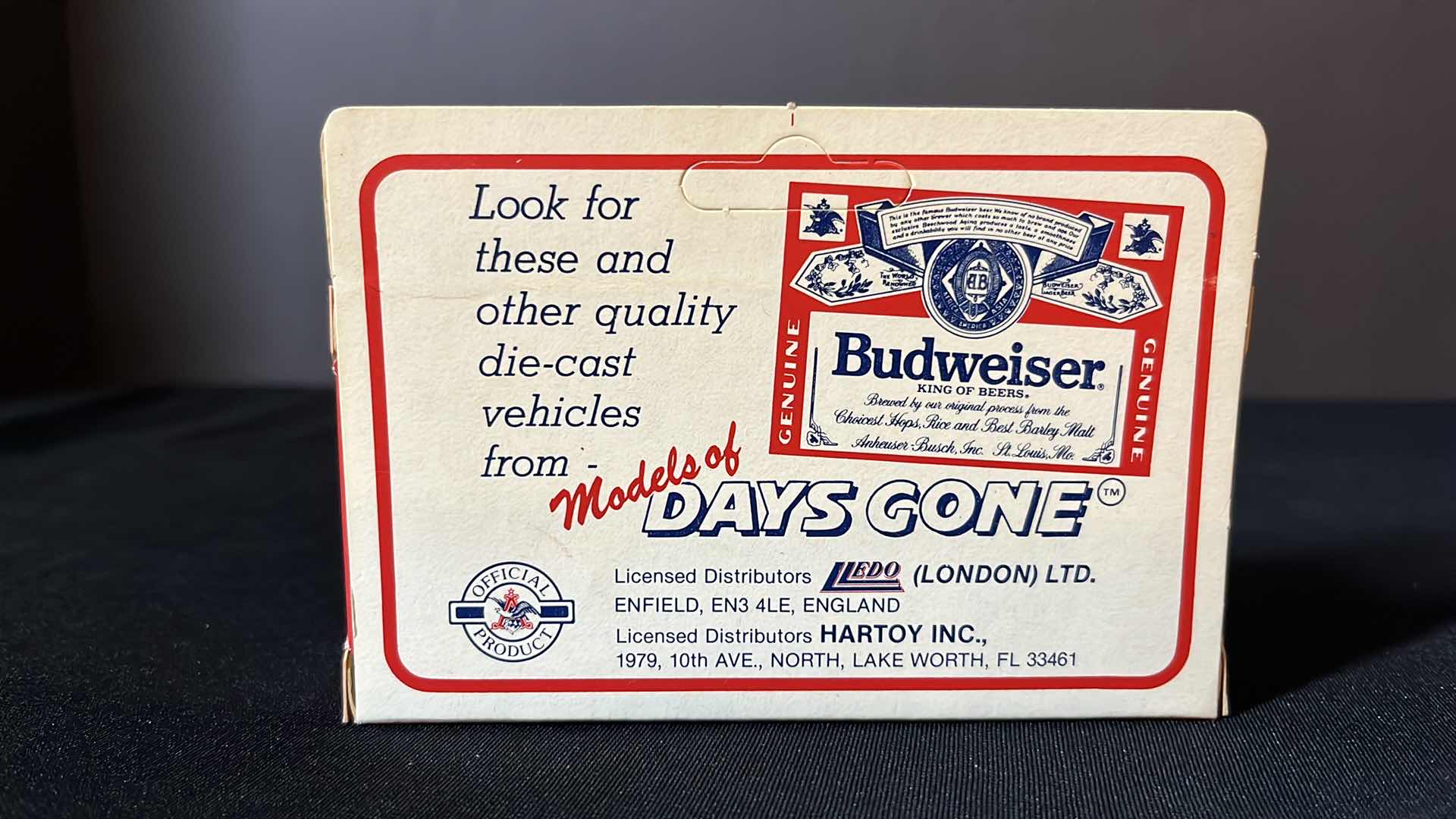 Photo 4 of VINTAGE LLEDO BUDWEISER DIE-CAST METAL “DAYS GONE” 20TH & WALNUT STREET DELIVERY TRUCK 1979