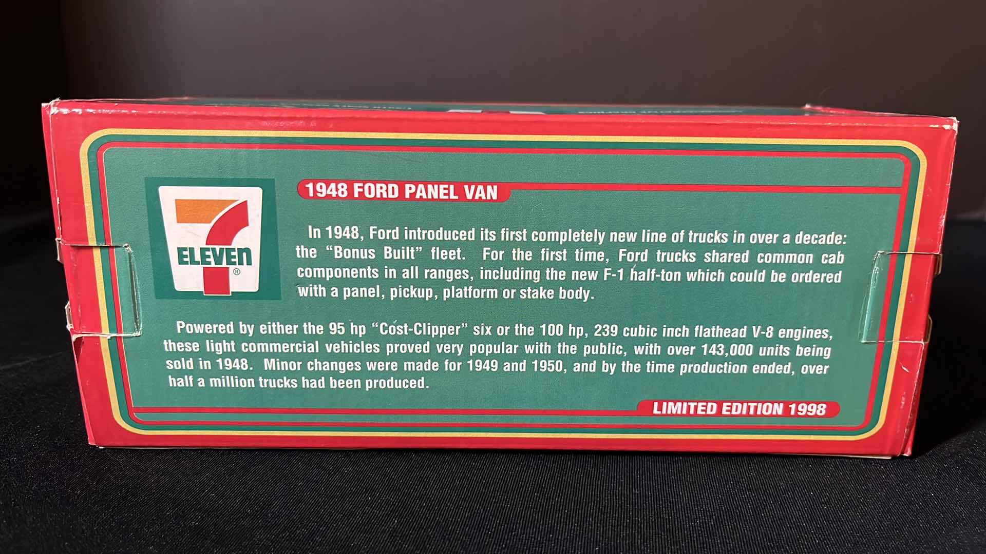 Photo 9 of VINTAGE FORD MOTOR COMPANY 7 ELEVEN 1948 FORD PANEL VAN COIN BANK (STOCK #68036)