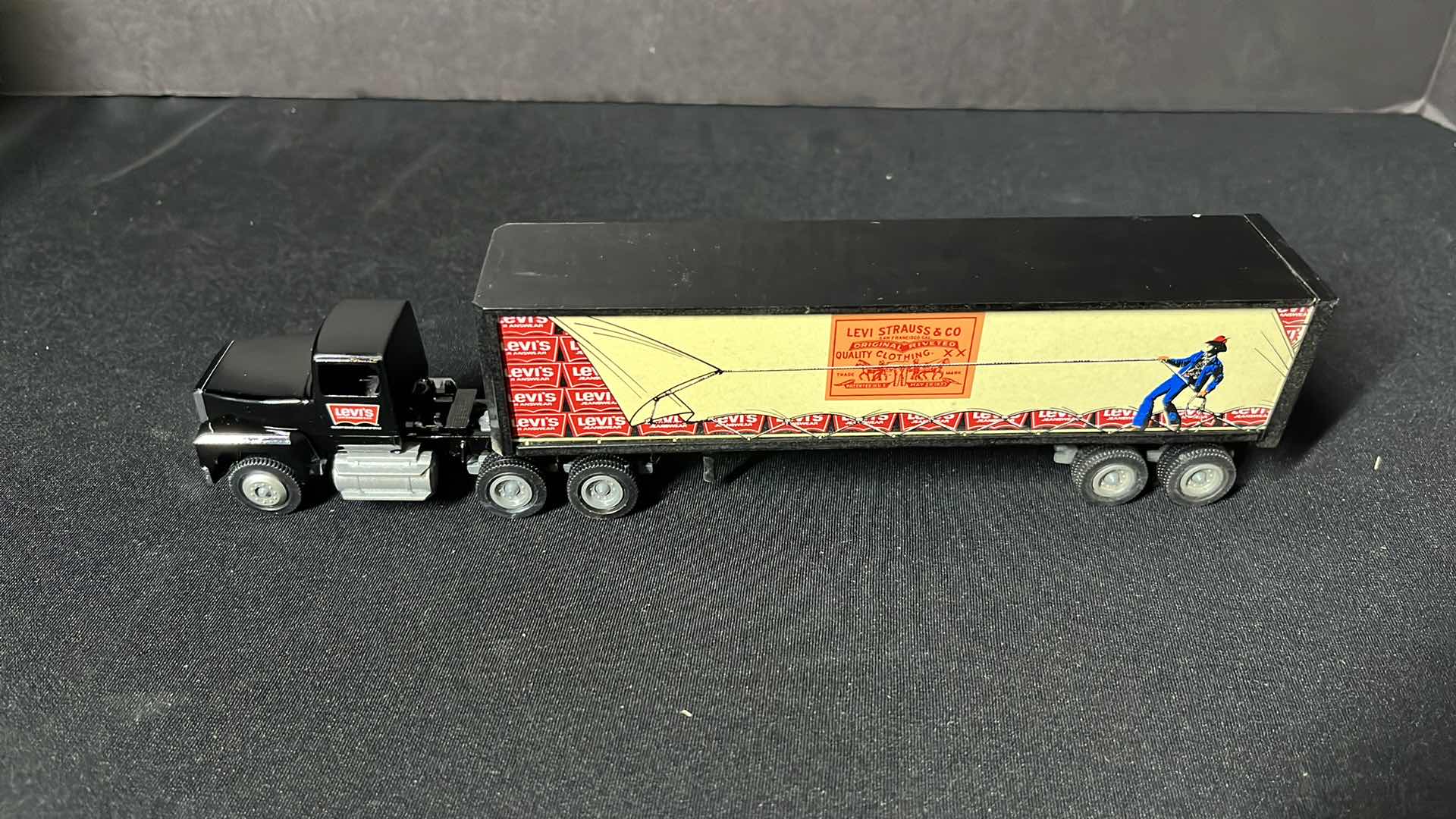 Photo 2 of WINROSS DIE-CAST METAL LEVI’S STRAUSS & CO. TRACTOR TRAILER
