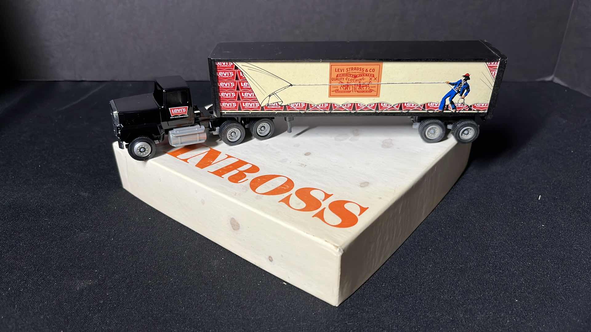 Photo 1 of WINROSS DIE-CAST METAL LEVI’S STRAUSS & CO. TRACTOR TRAILER