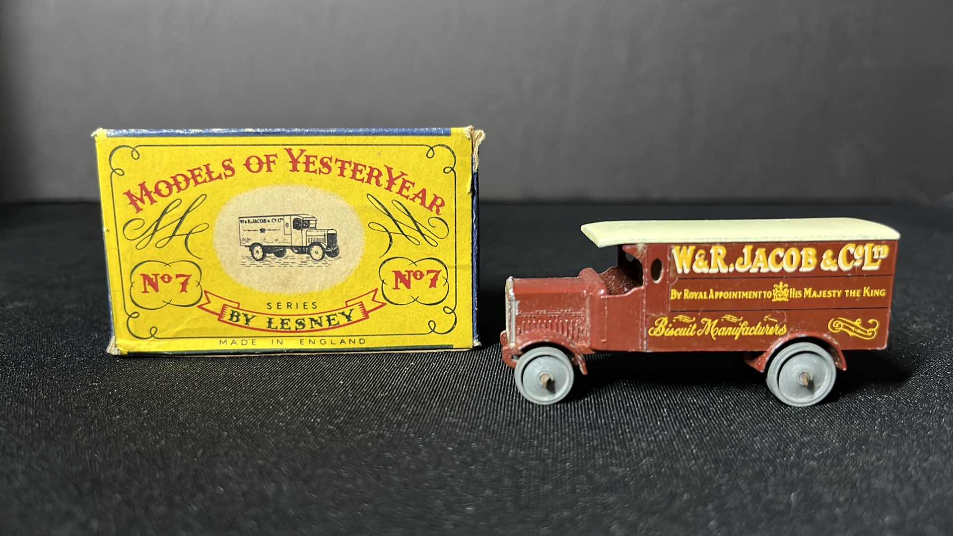 Photo 1 of LESNEY DIE-CAST METAL MODELS OF YESTERYEAR SERIES, NO. 7 SCALE MODEL 4 TON LEYLAND, 1956-1961