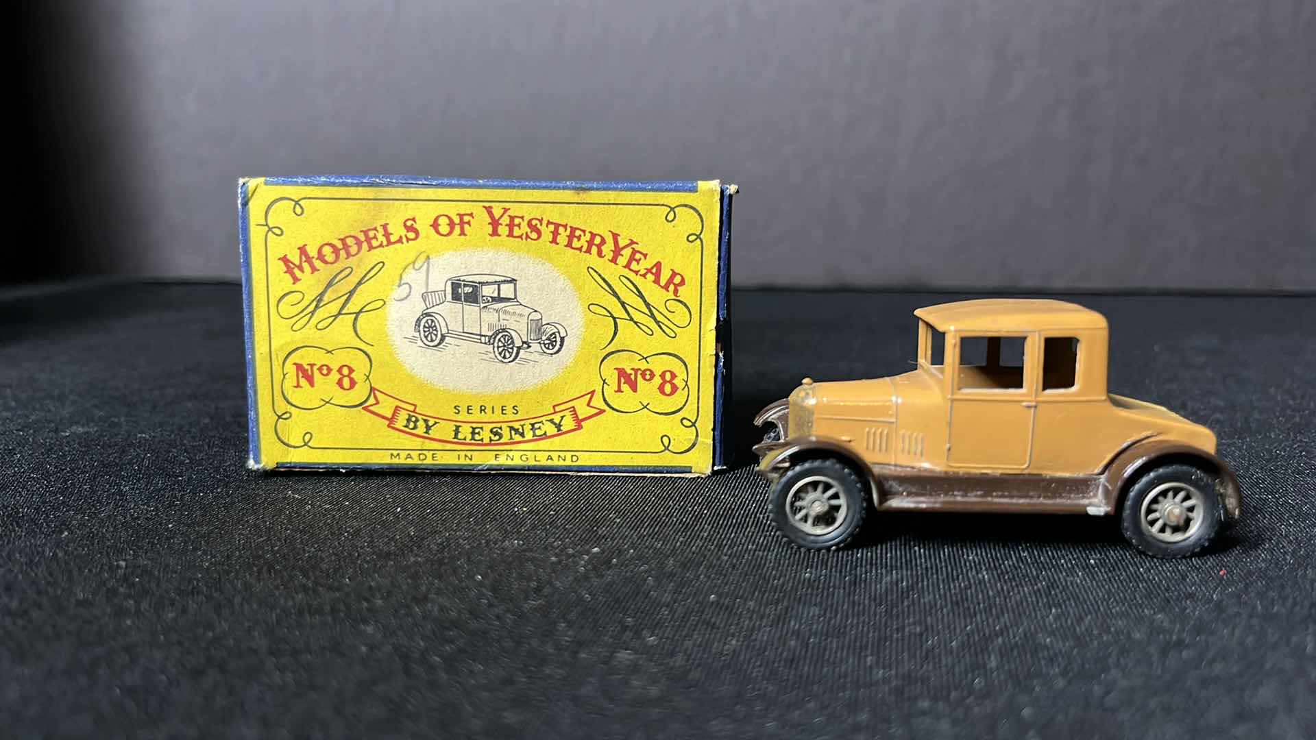 Photo 1 of LESNEY DIE-CAST METAL MODELS OF YESTERYEAR SERIES, NO. 8 SCALE MODEL THE BULLNOSE MORRIS’ COWLEY OF 1926, 1956-1961