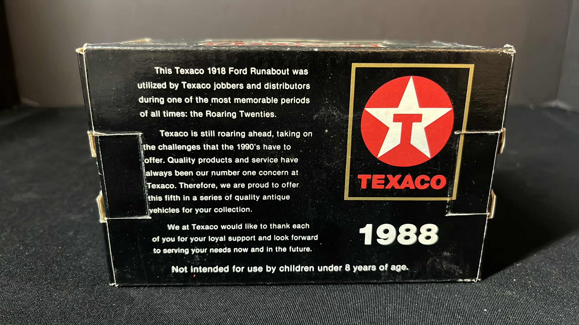 Photo 10 of ERTL DIE-CAST METAL LIMITED EDITION TEXACO 1918 FORD RUNABOUT LOCKING COIN BANK W KEY, COLLECTORS SERIES #5, 1988 (STOCK NO 9740VO)