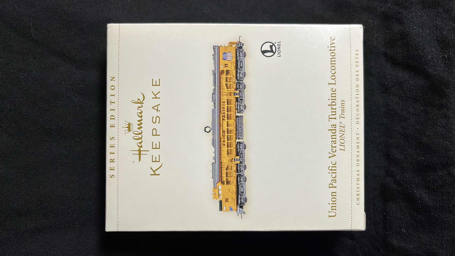 Photo 2 of HALLMARK LIONEL TRAIN HANDCRAFTED & METAL KEEPSAKE ORNAMENTS UNION PACIFIC VERANDA TURBINE LOCOMOTIVE 2006 (#QX2323) & FREEDOM TRAIN LOCOMOTIVE 2007 (#QX2347)