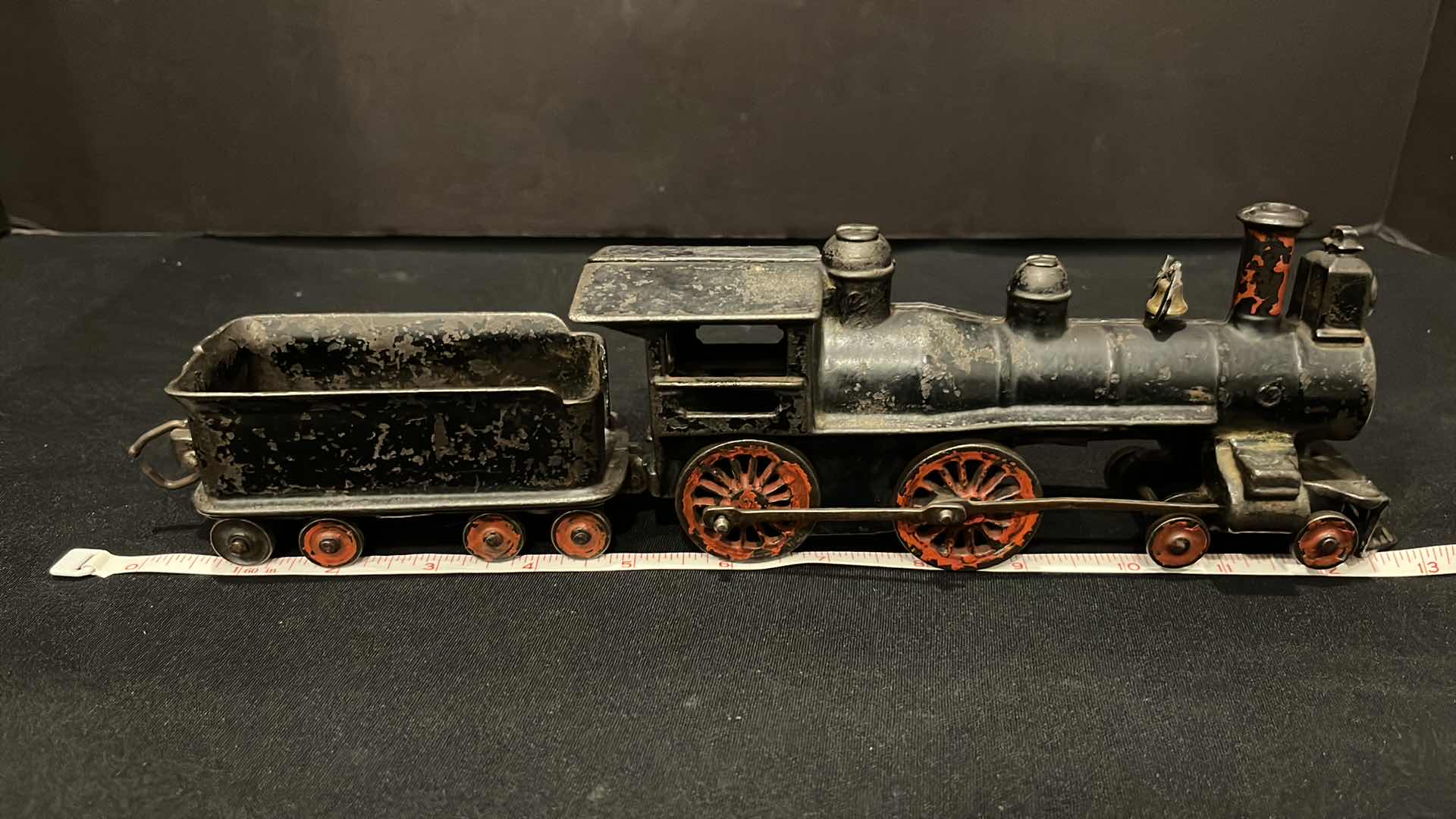 Photo 8 of WILKINS 2 PC LOCO & TENDER, CAST IRON 13”, CIRCA 1895