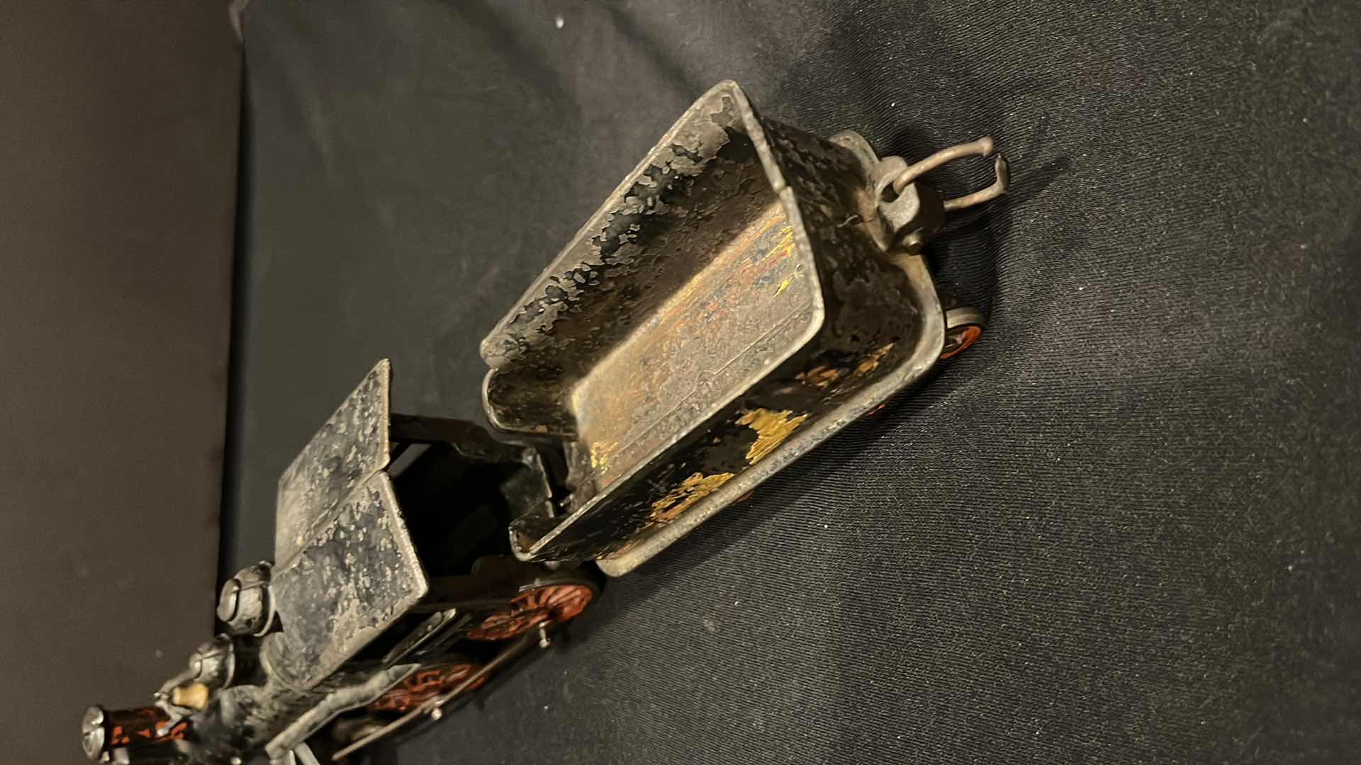 Photo 6 of WILKINS 2 PC LOCO & TENDER, CAST IRON 13”, CIRCA 1895