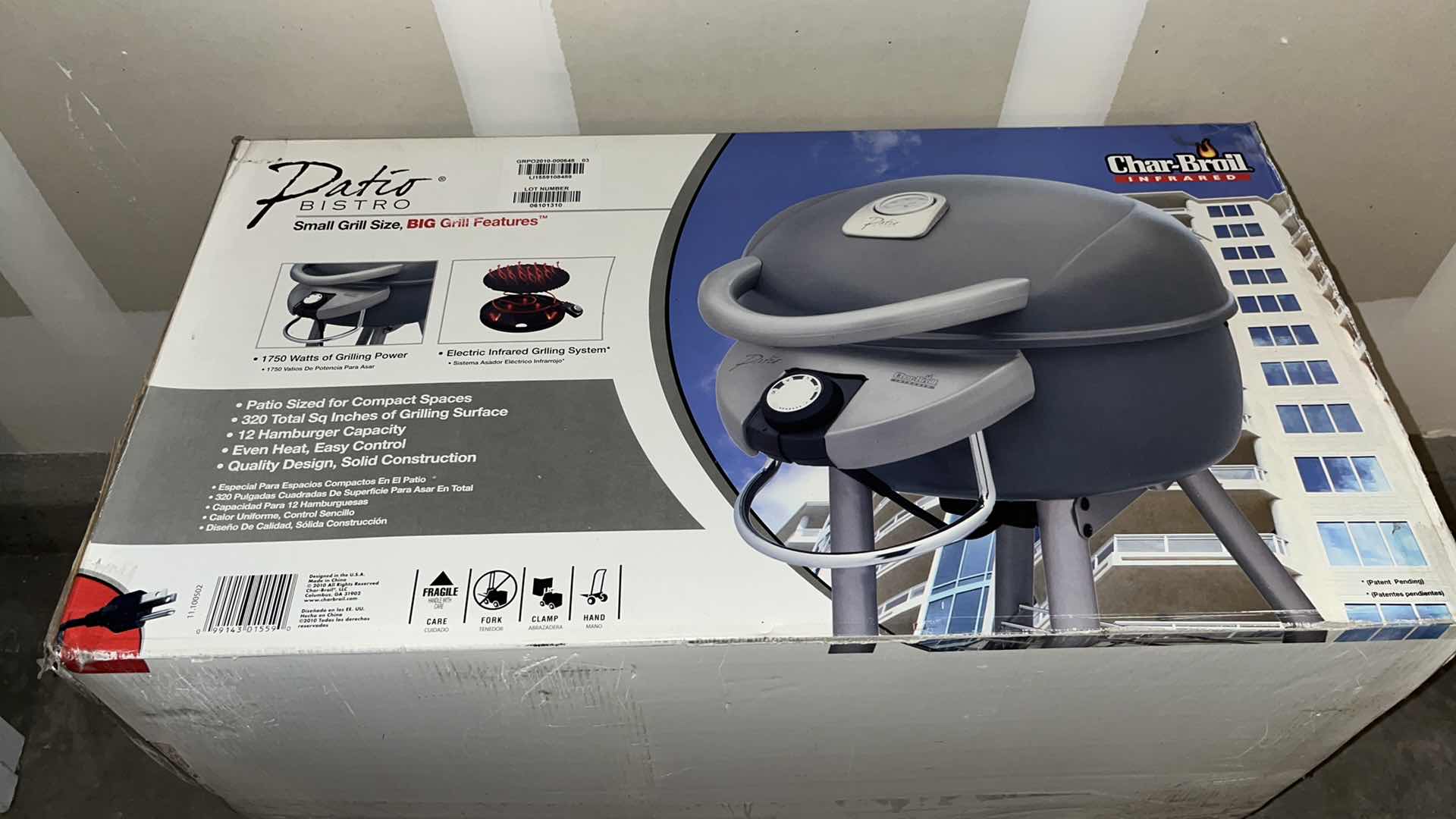 Photo 1 of NIB CHARBROIL INFRARED PATIO BISTRO  ELECTRIC INFRARED GRILLING SYSTEM