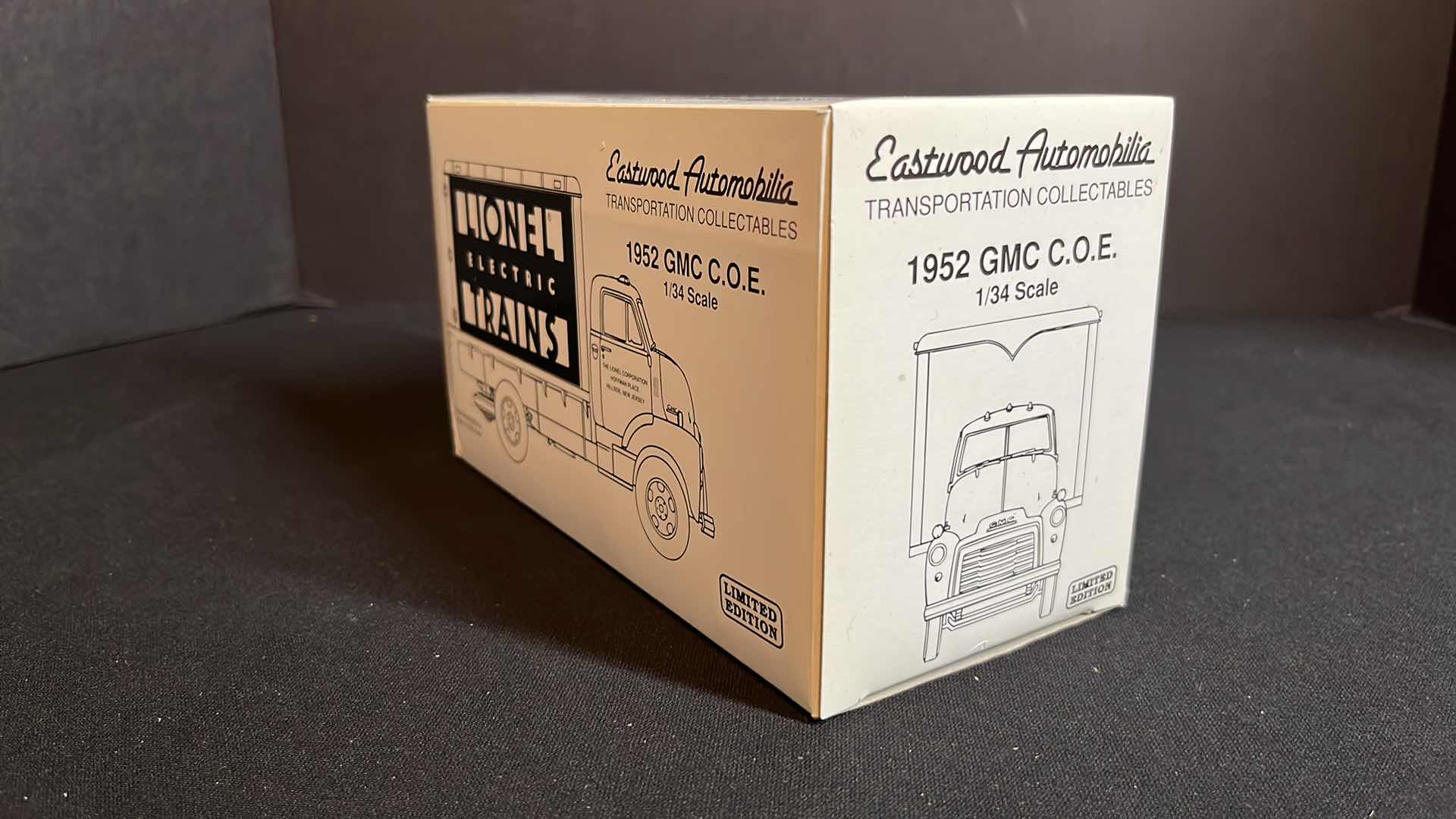 Photo 7 of NIB FIRST GEAR INC EASTWOOD AUTOMOBILIA TRANSPORTATION COLLECTABLES LIONEL ELECTRIC TRAINS DIE-CAST METAL 1/34 SCALE 1952 GMC C.O.E., 1992 (STOCK #19-0108)
