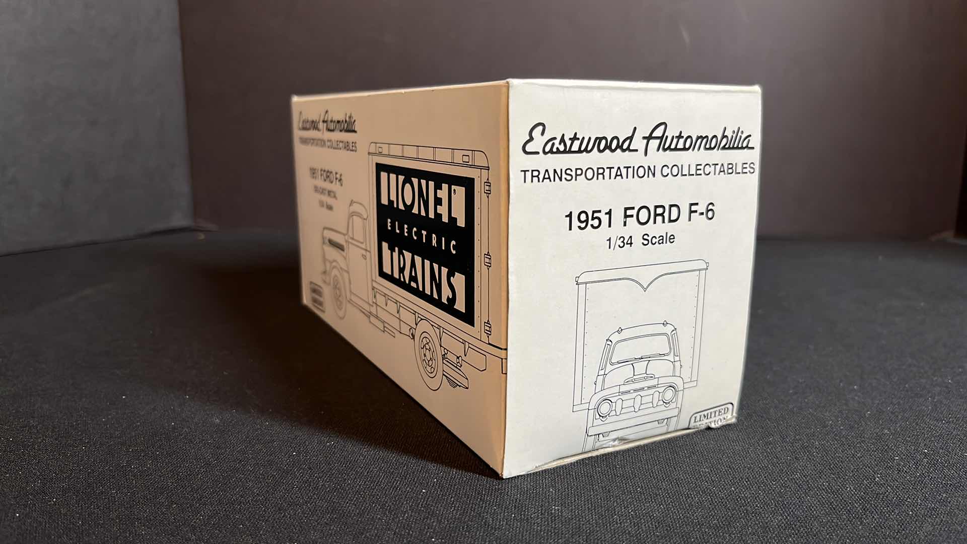 Photo 7 of NIB FIRST GEAR INC EASTWOOD AUTOMOBILIA TRANSPORTATION COLLECTABLES LIONEL ELECTRIC TRAINS DIE-CAST METAL 1/34 SCALE 1951 FORD F-6, 1992 (STOCK #19-0104)