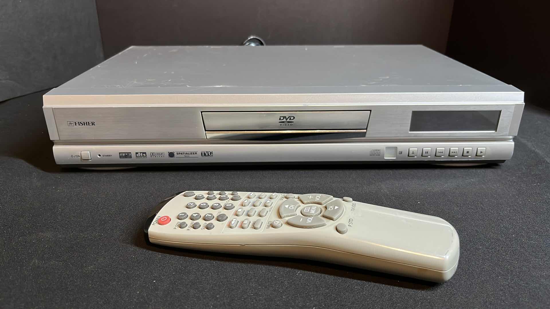 Photo 1 of FISHER DVD VIDEO PLAYER (MODEL DVD-SL30) W UNIVERSAL REMOTE