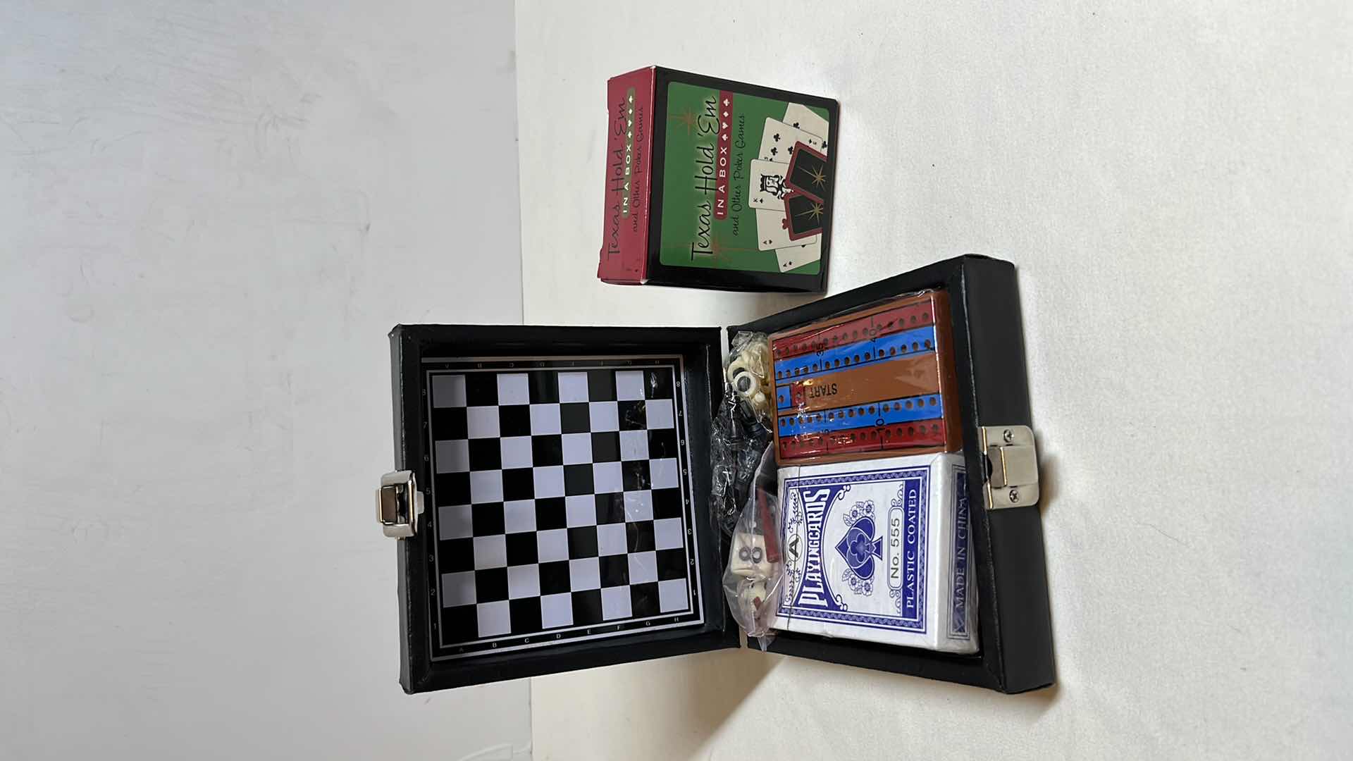 Photo 1 of TRAVEL 5-IN-1 CASE OF GAMES & TEXAS HOLD EM IN A BOX