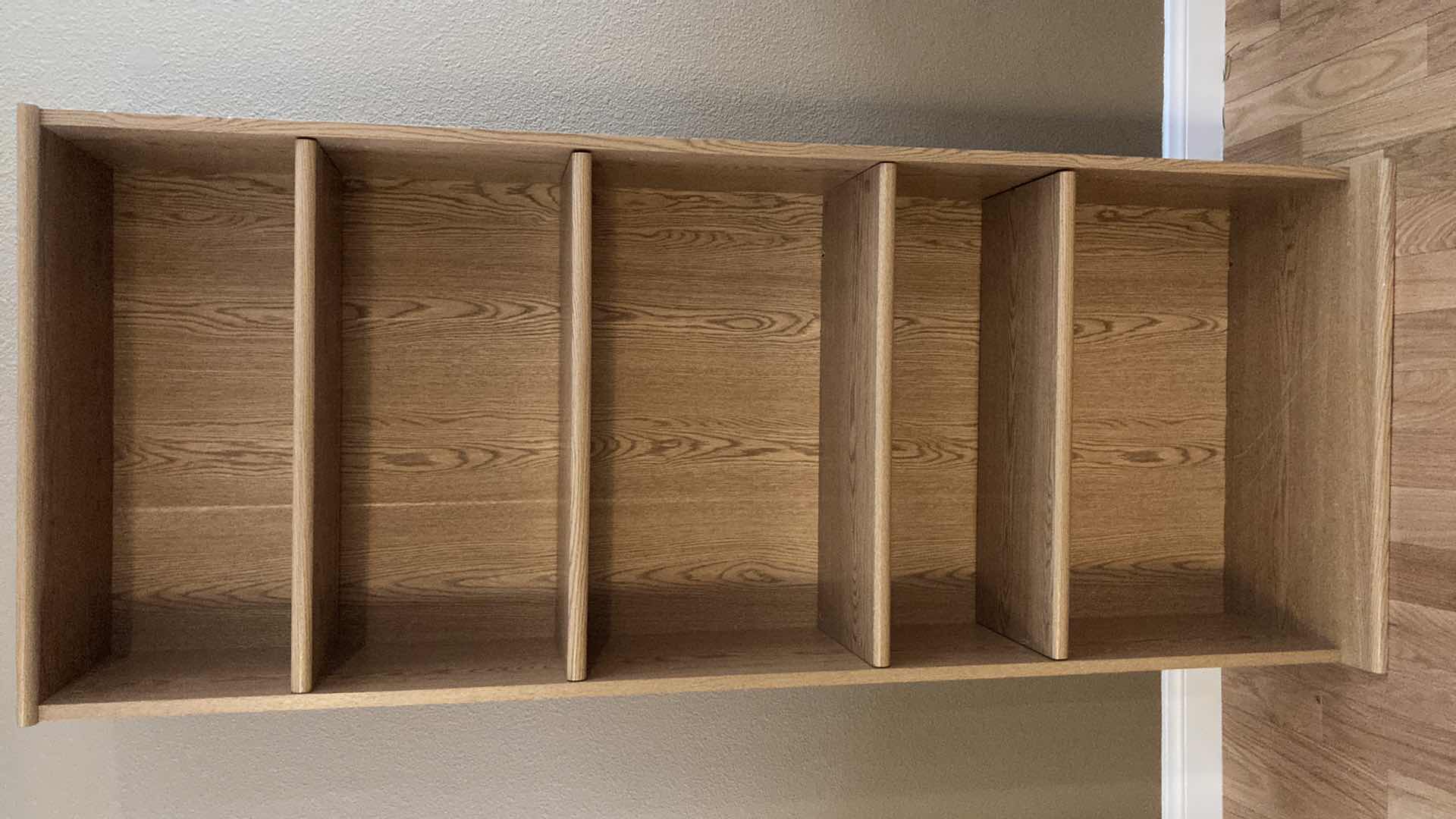 Photo 2 of NATURAL WOOD FINISH BOOKCASE 29” X 11” H73”