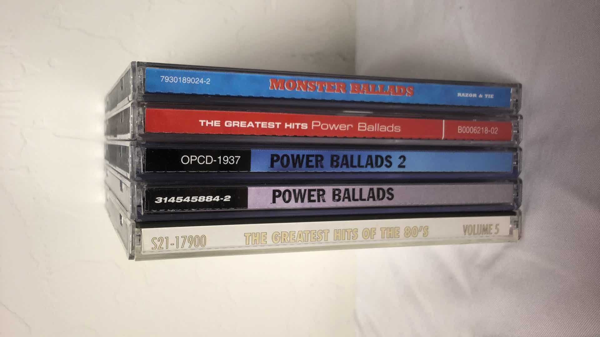 Photo 1 of ASSORTED POWER BALLADS CDS (5)