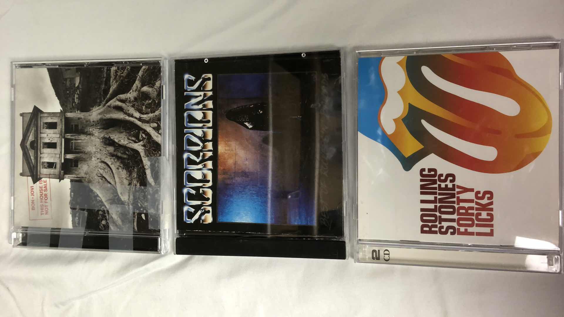 Photo 2 of ASSORTED ALBUMS (7) (WARRANT, U2, ROLLING STONES, ETC)
