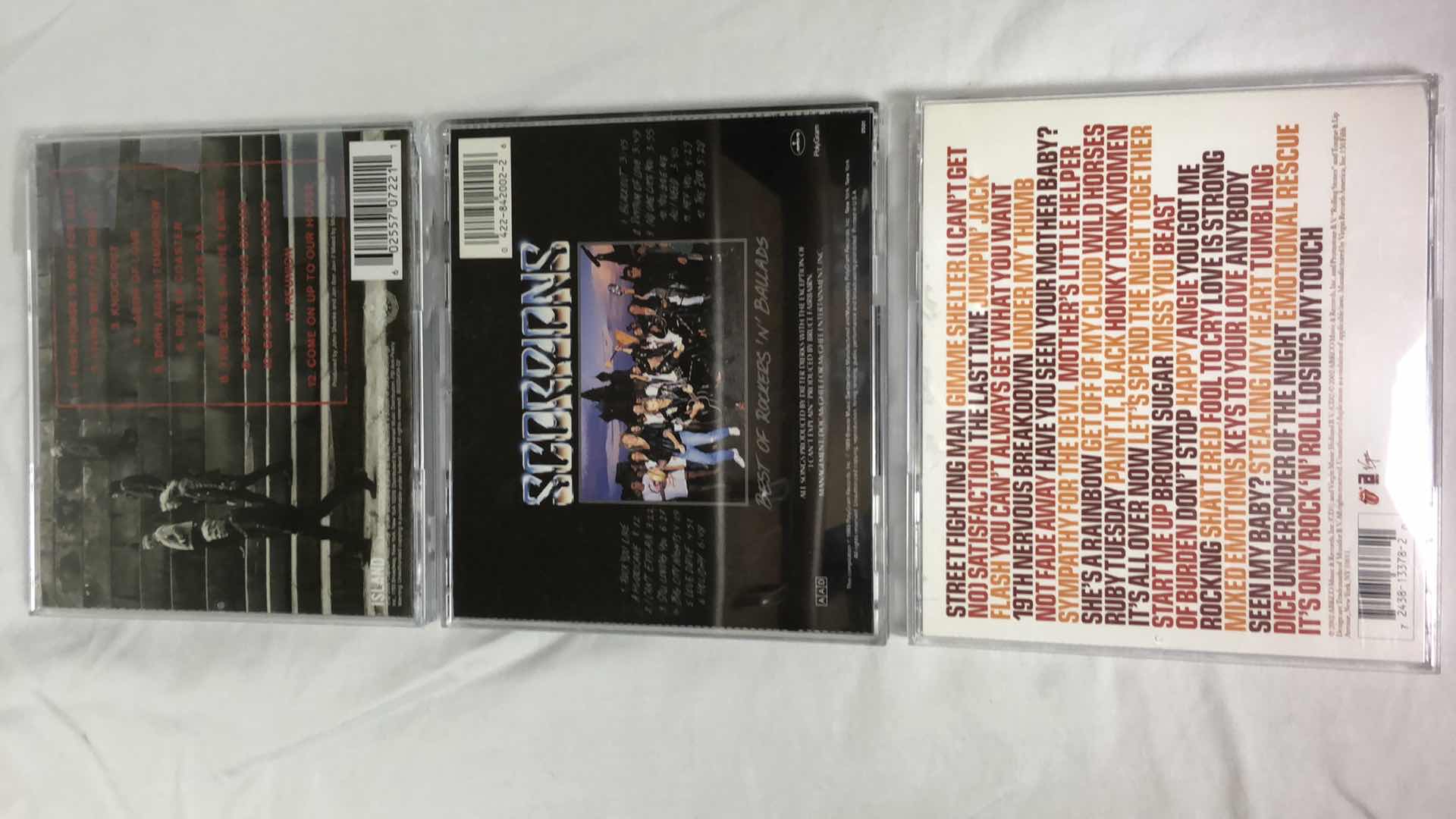 Photo 3 of ASSORTED ALBUMS (7) (WARRANT, U2, ROLLING STONES, ETC)