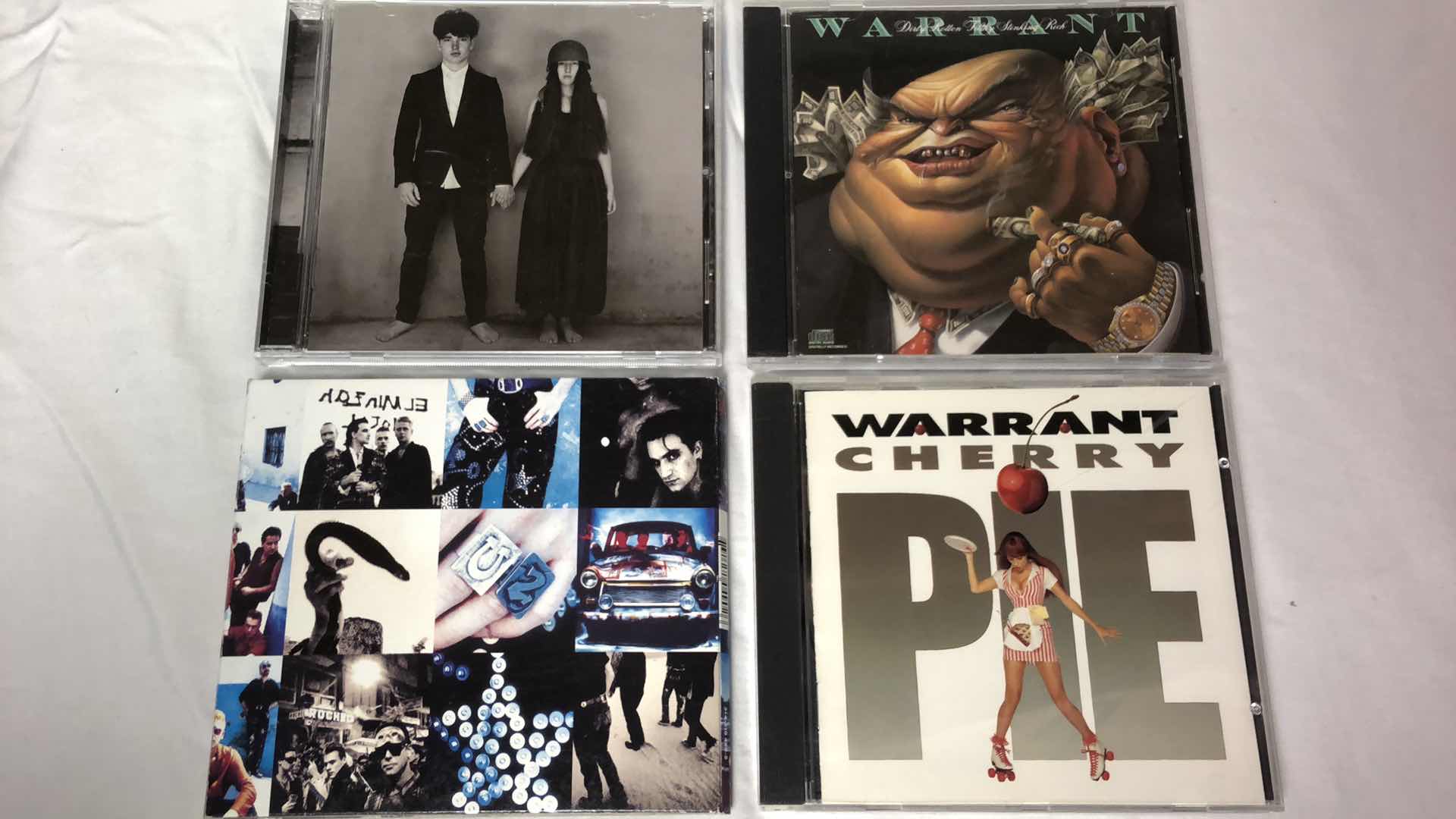 Photo 4 of ASSORTED ALBUMS (7) (WARRANT, U2, ROLLING STONES, ETC)