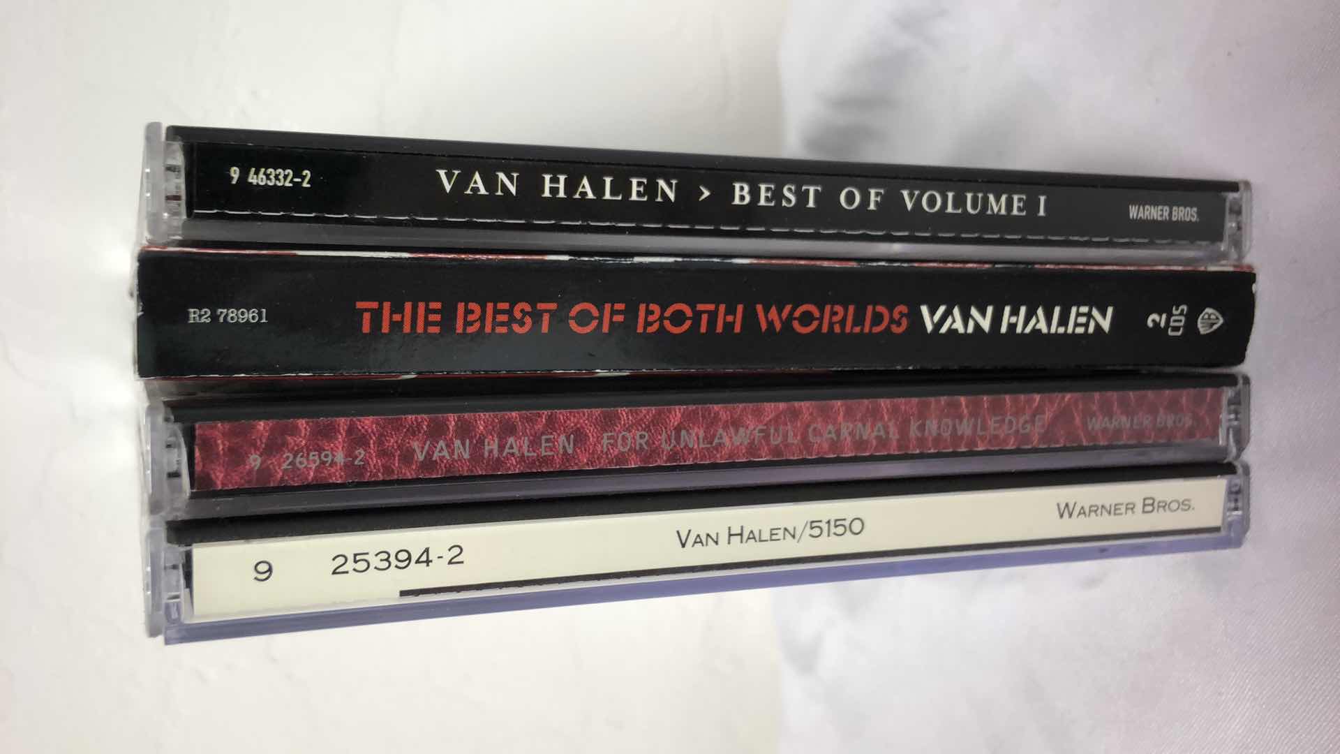 Photo 1 of ASSORTED VAN HALEN ALBUM CDS (4)